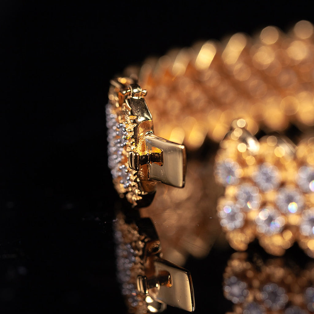 Gold Plated S925 Silver Fine Version Of The Lace Bracelet For Women - enhanced image 2