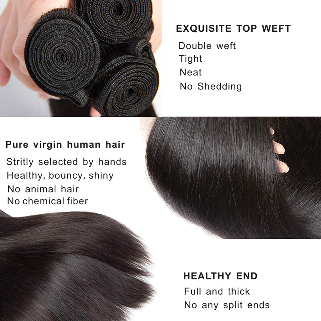 VelvetFlow Straight Hair from Peru - enhanced image 2