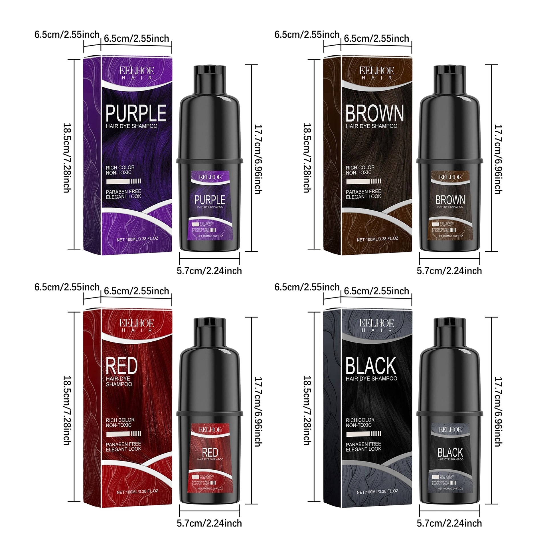 Herbal Color Care Shampoo | Nourishes & Shades | Soft & Lasting Color - enhanced image 2