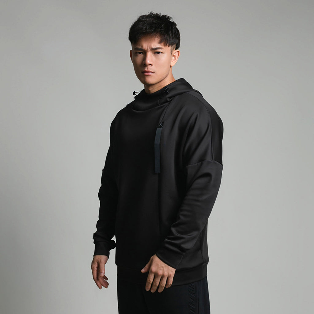 High Collar Sports Sweater For Men Loose - enhanced image 2