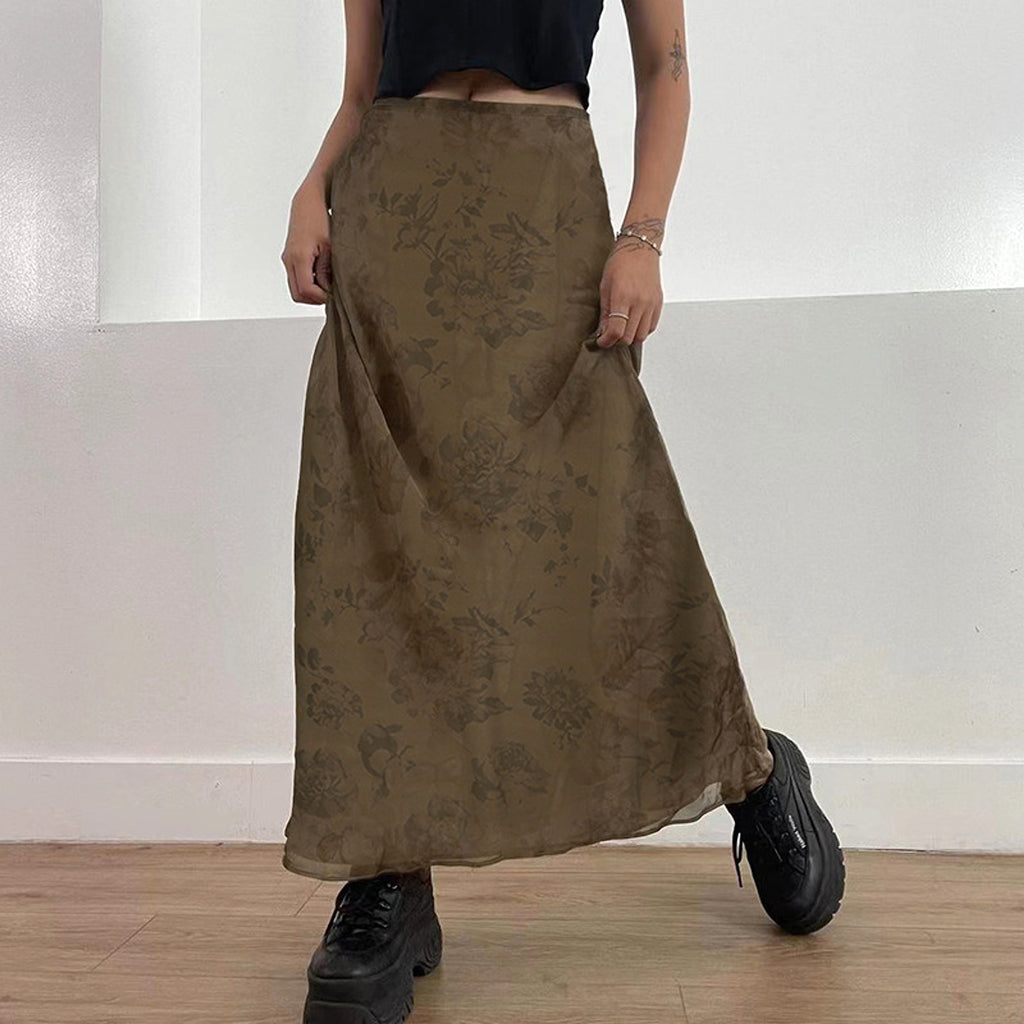 High Waist Slim Printed Street Style Casual Dress - enhanced image 2