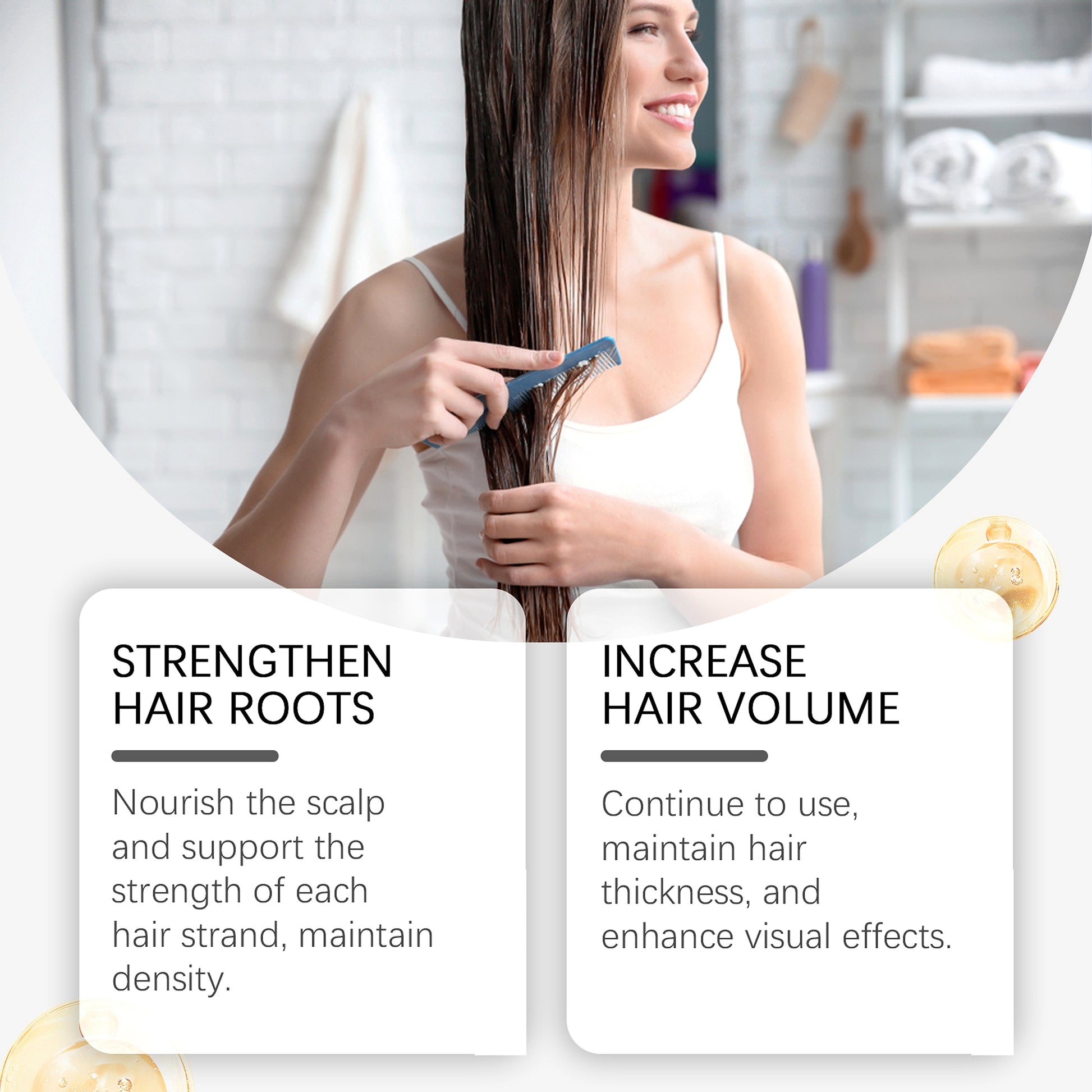 Hoegoa Chamomile Shampoo for Smooth & Shine | For Dry & Frizzy Hair - enhanced image 2