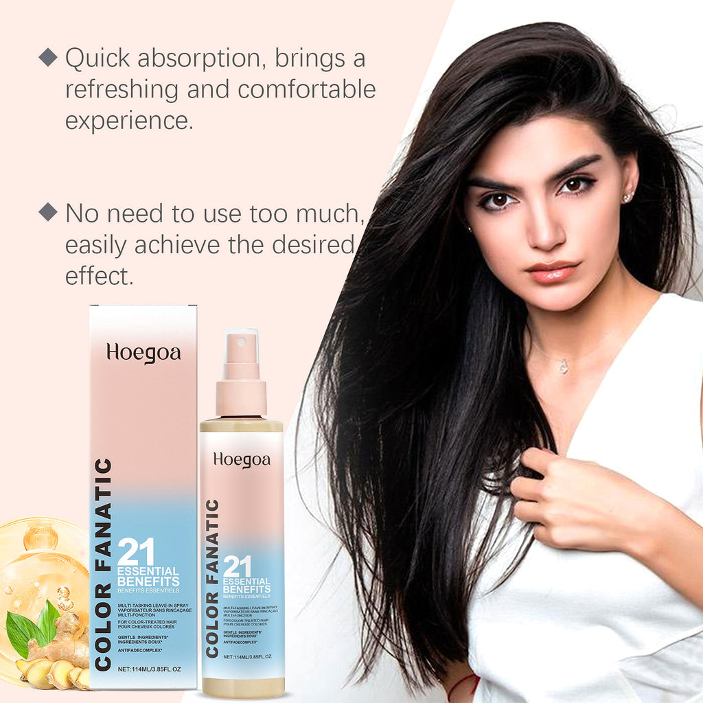 Hoegoa™ COLOR FANATIC 21-in-1 Spray – Color Protection & Smooth Shine - enhanced image 2