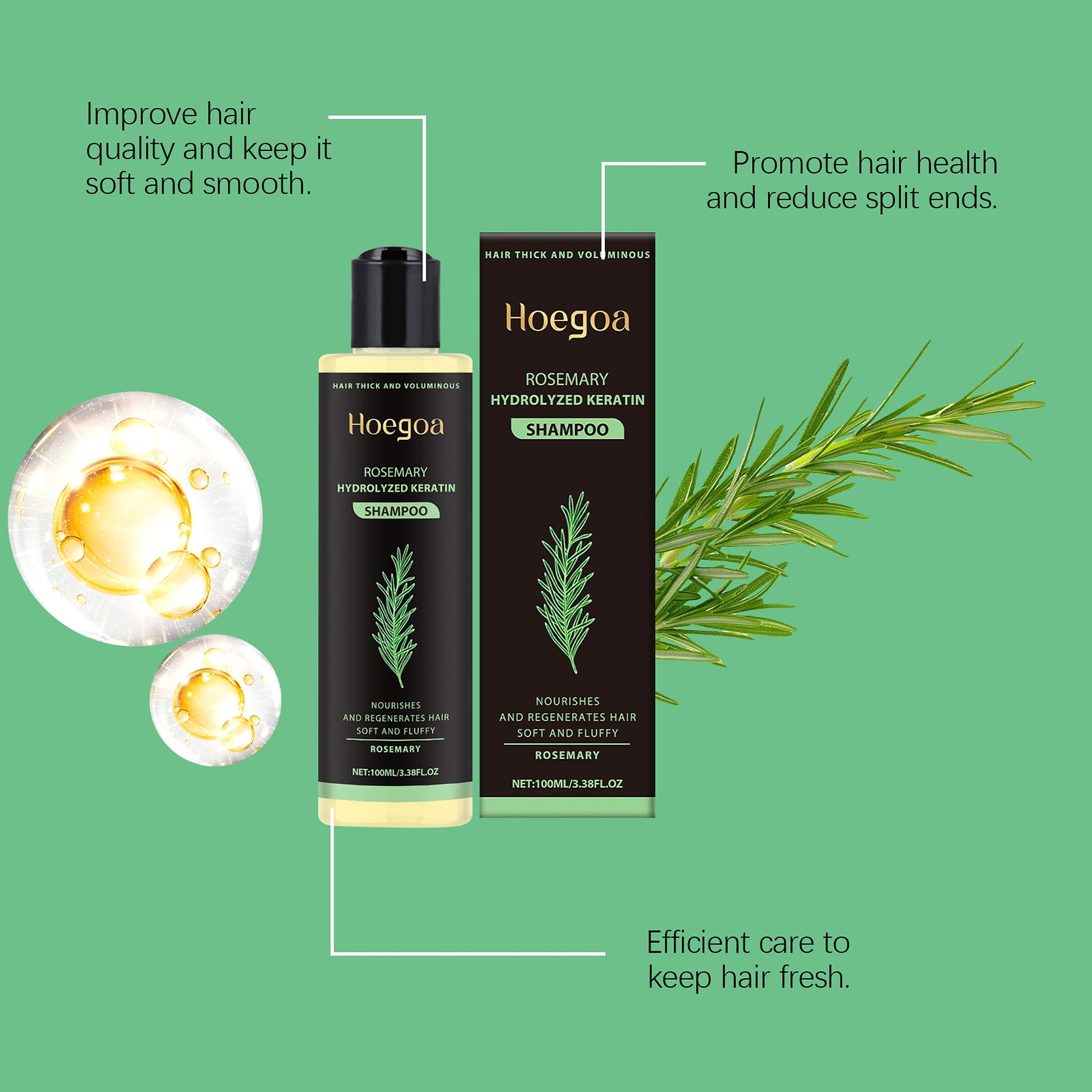 Hoegoa™ Herbal Essence Shampoo – Rosemary-Infused Growth & Control - enhanced image 2