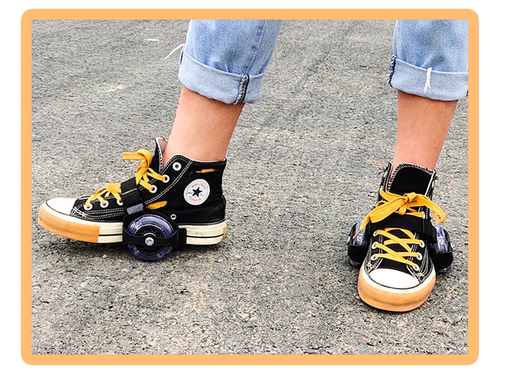 Hot Wheels Heelys Children Pvc Wheel Luminous Roller Skates - enhanced image 2