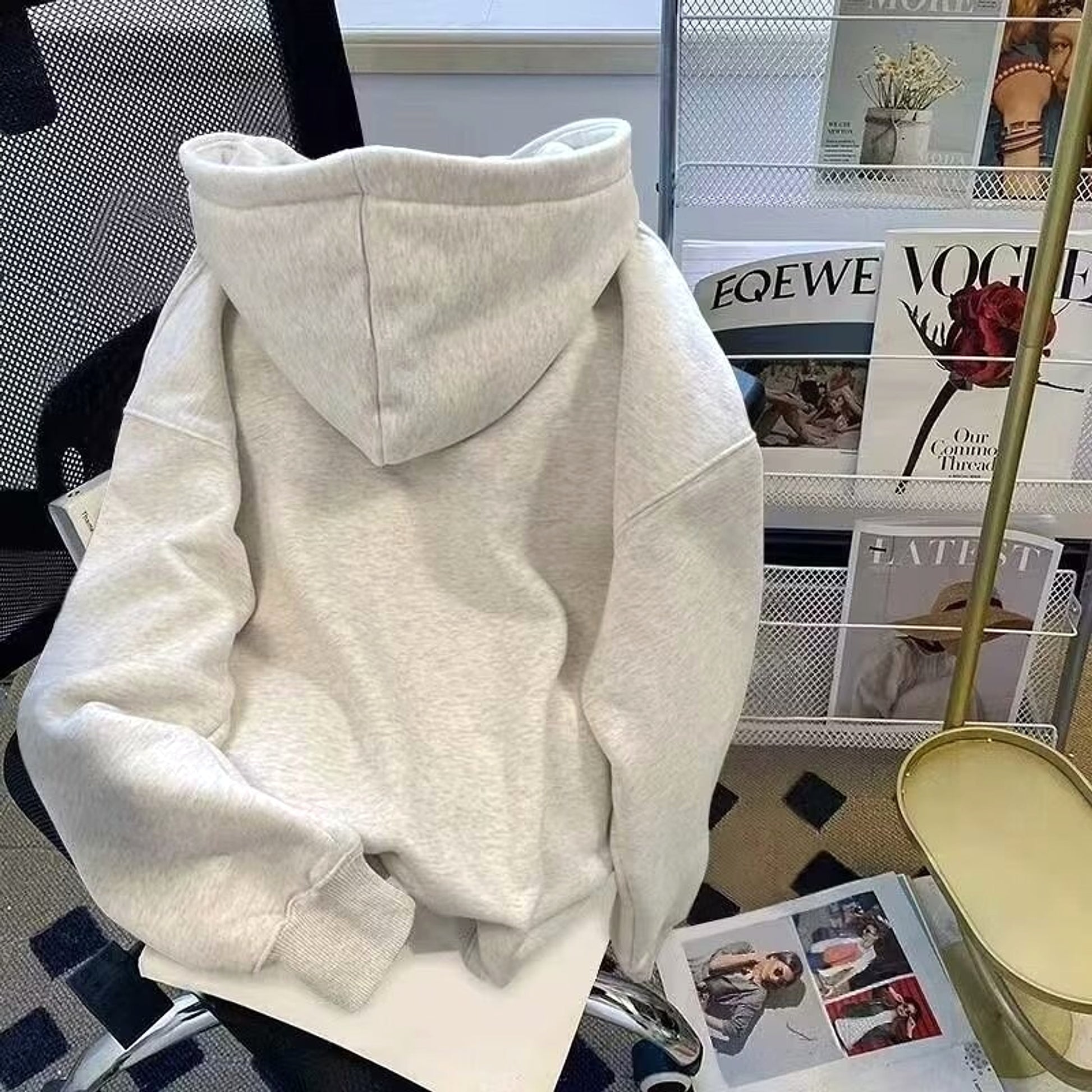 INS Hong Kong Style Loose Fashion Brand Letter Print Sweater - enhanced image 2