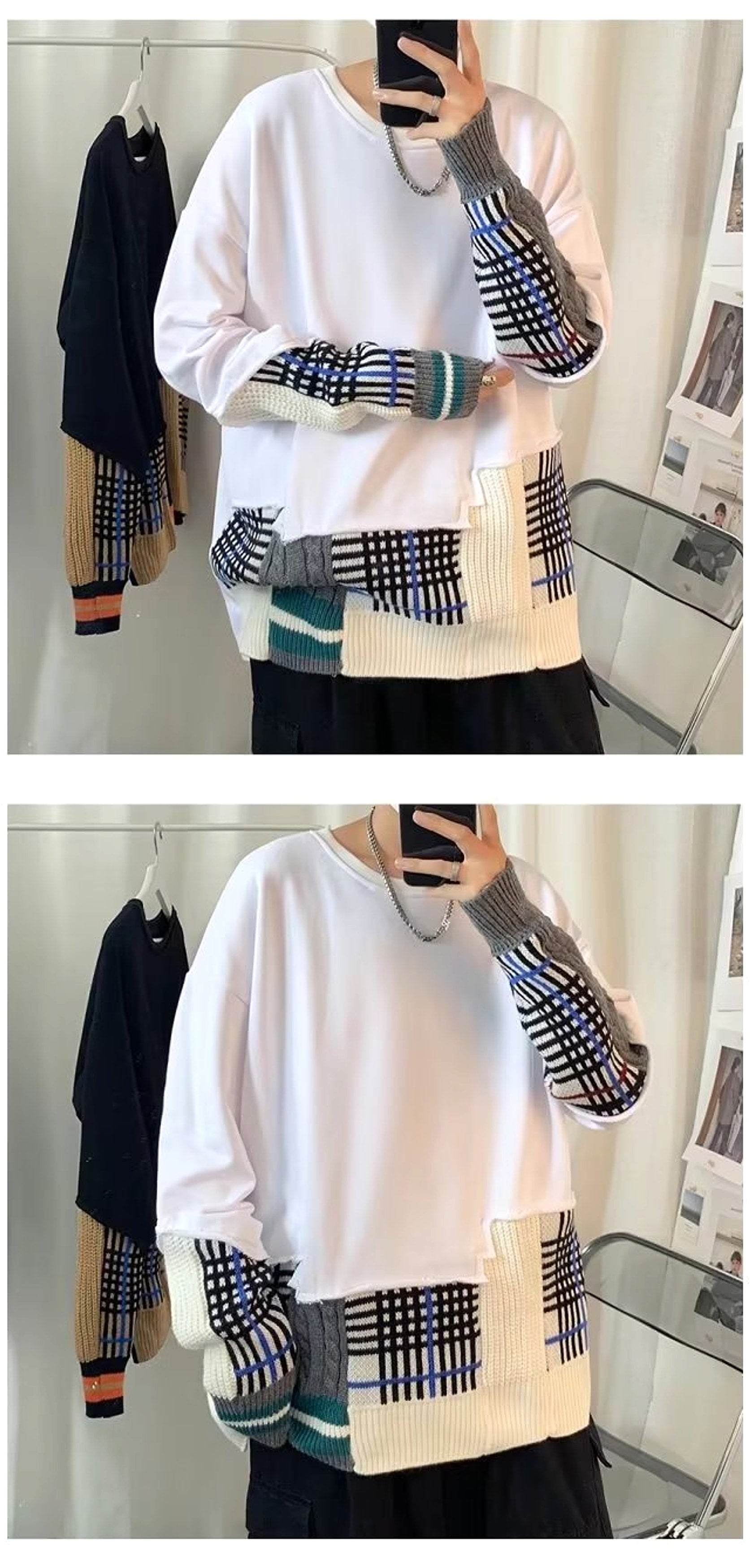 Ins National Fashion Brand Boys' Knitwear Sweater Youth Men - enhanced image 2