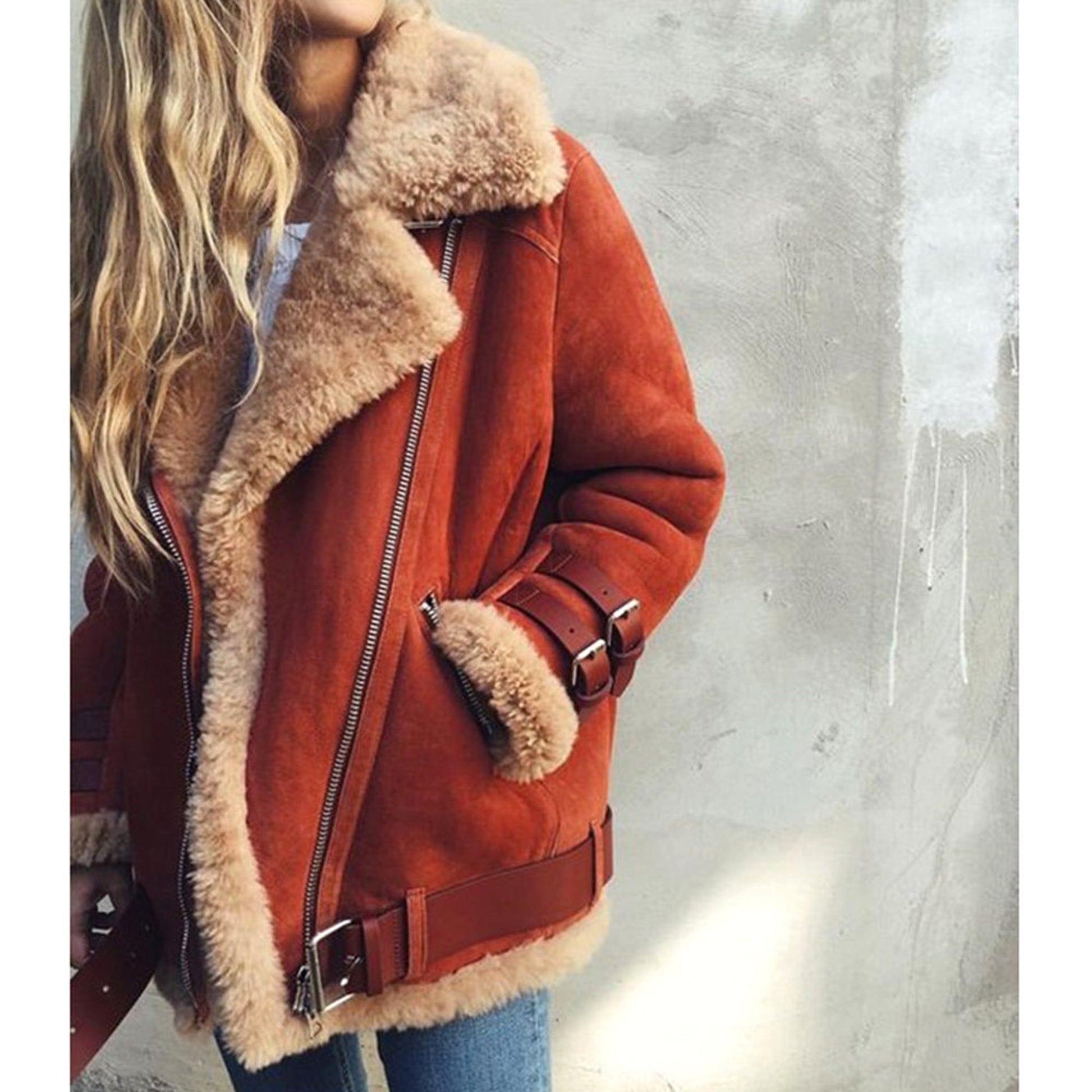FrostBelle™ – Women's Thick Plush Winter Overcoat (S–5XL) - enhanced image 2