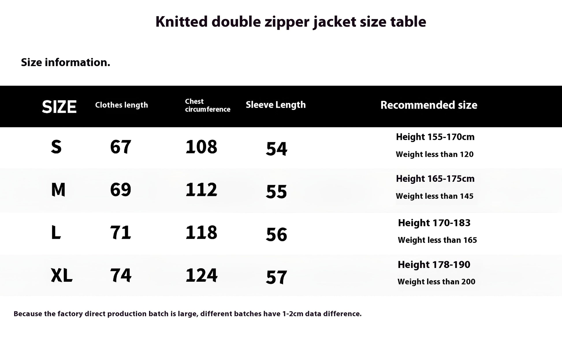 Knitted Zipper Coat Thickened Warm - enhanced image 2