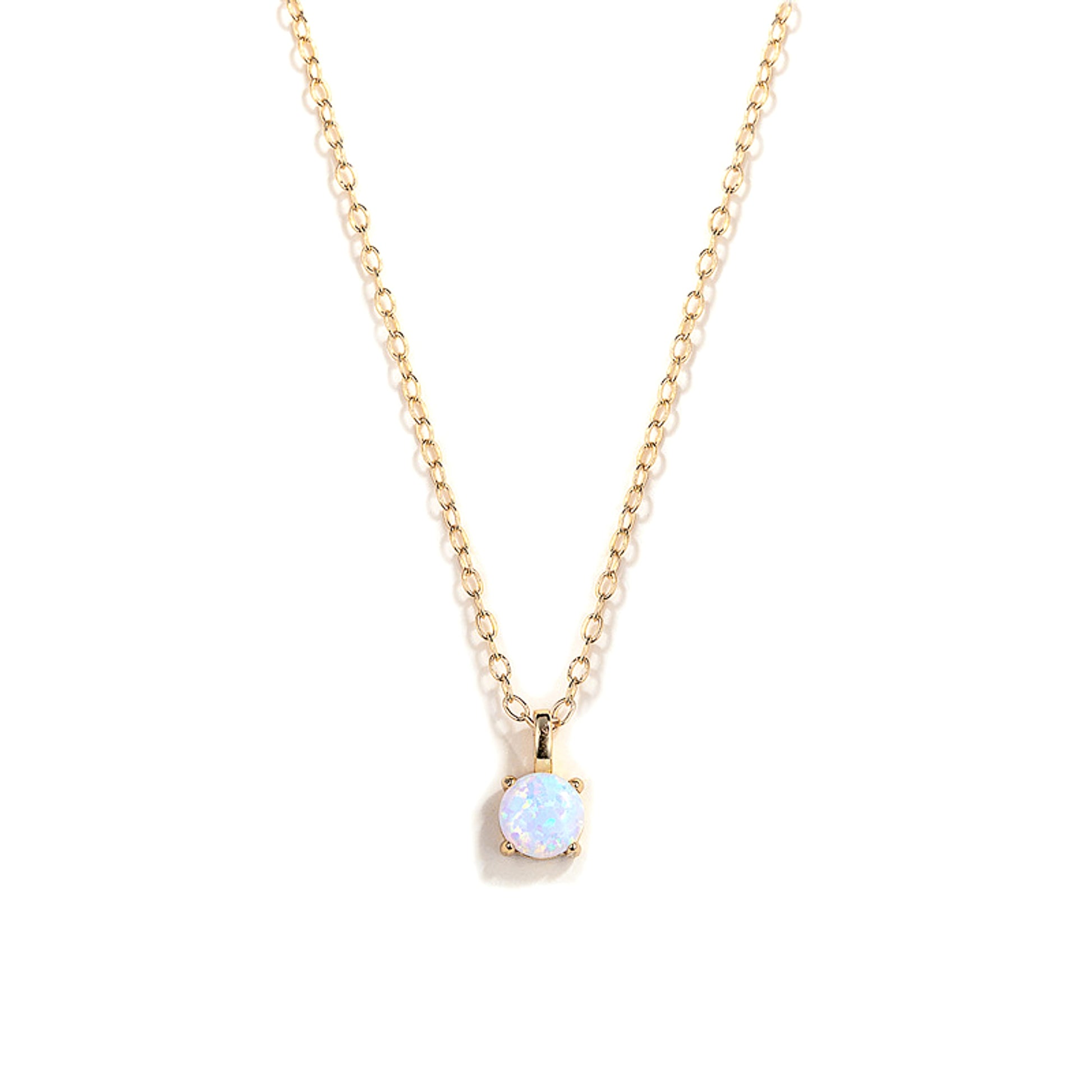 LuxeJewels™ – Aurora Opal Light Necklace - enhanced image 2
