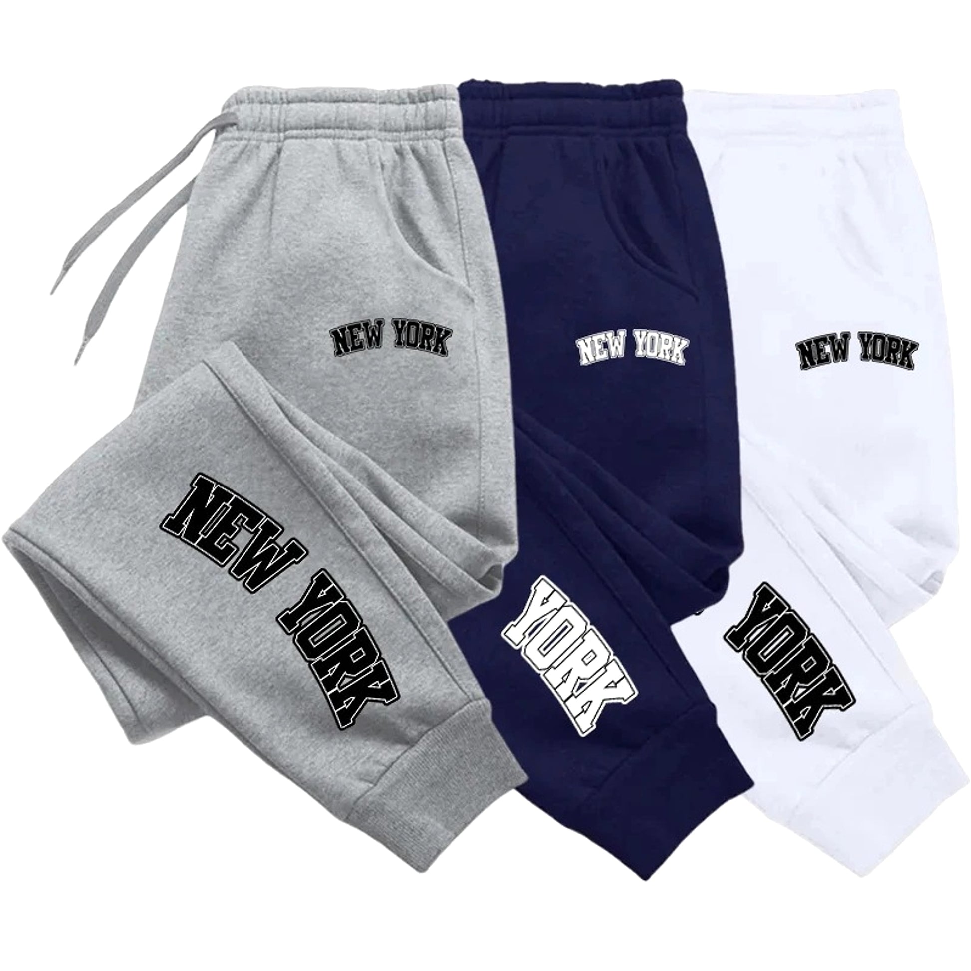 Letter Printed Casual Sports Straight Sweatpants Tracksuit Men - enhanced image 2