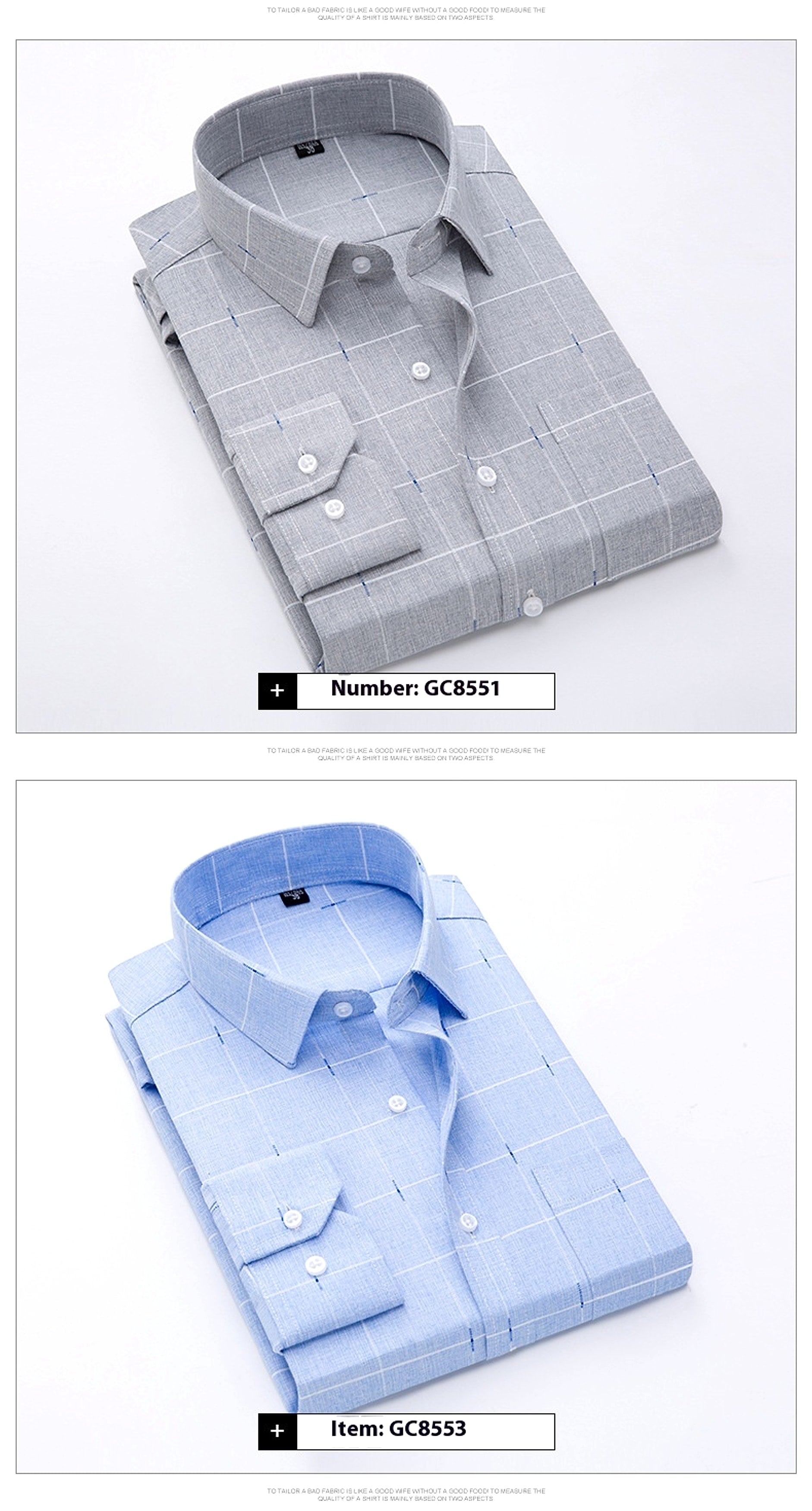 Long-sleeve Middle-aged Loose Spring Business Casual Imitation Cotton And Linen Men's DressShirt - enhanced image 2