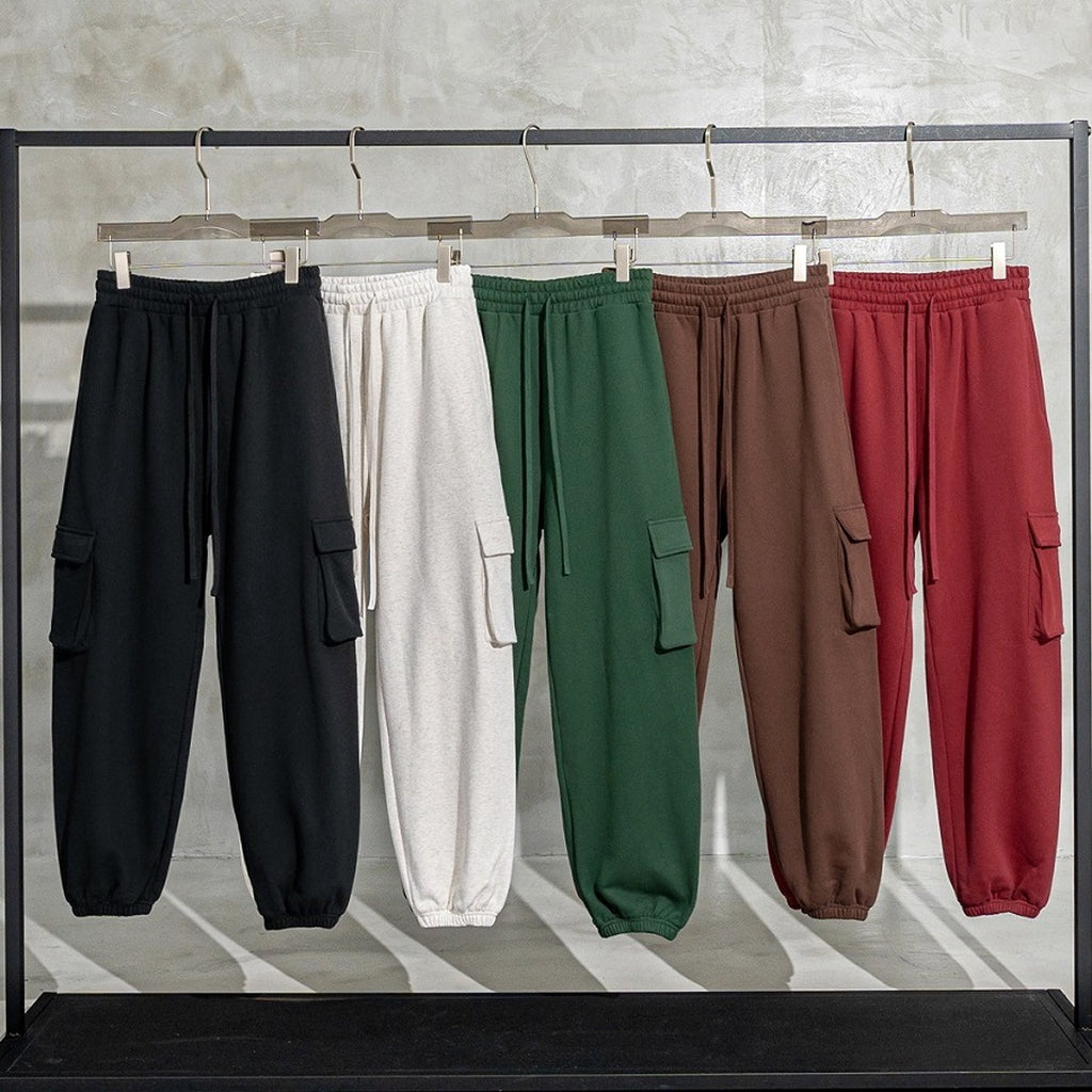 Loose Velvet Pants Casual Drawstring Pants (Jeans) Men & Women - enhanced image 2