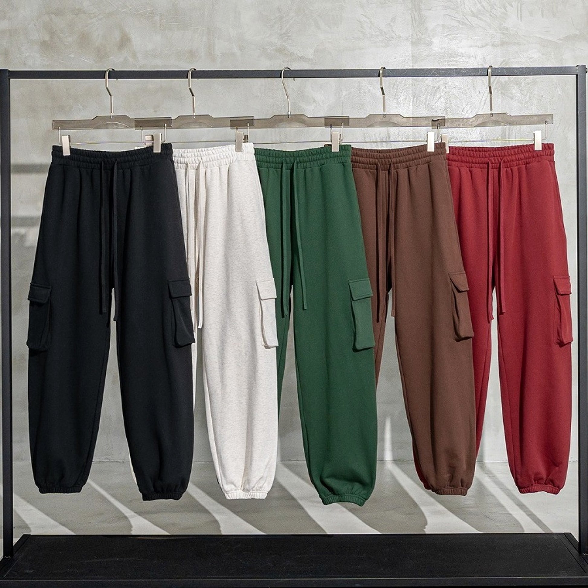 Loose Velvet Pants Casual Drawstring Pants (Jeans) Men & Women - enhanced image 2