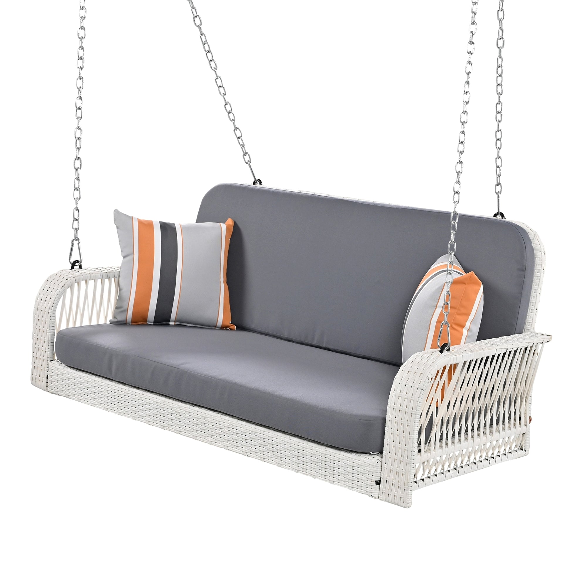LuneluX – GO² Swing | Gartenlounge - Hängebank für 2 Personen (Grey-White) - enhanced image 2
