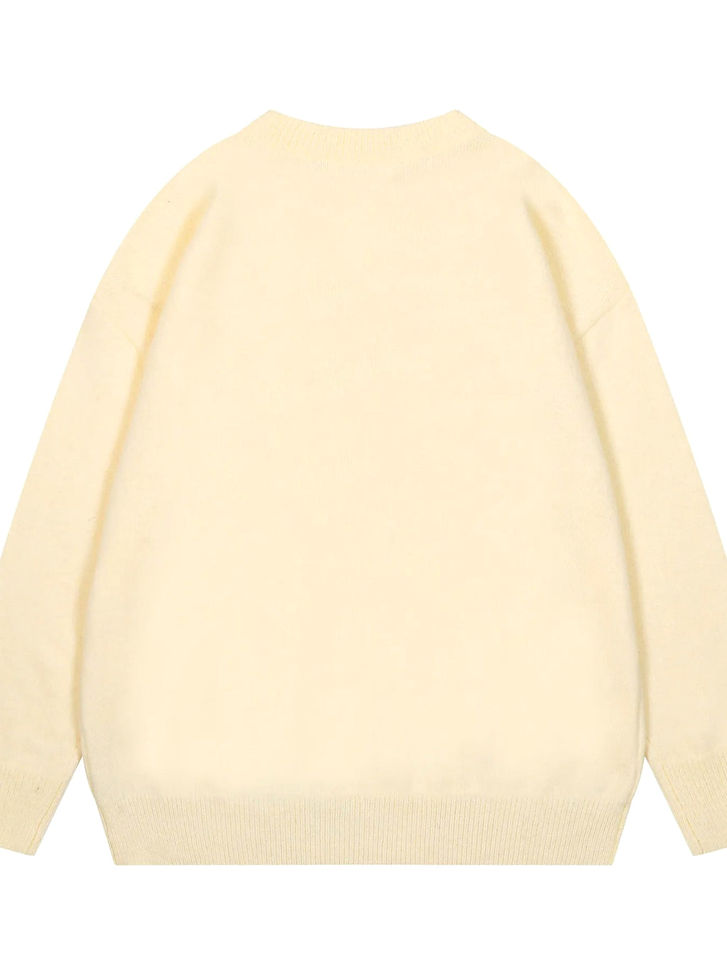 Men's Artistic Eye Graphic Long Sleeve Sweater - enhanced image 2