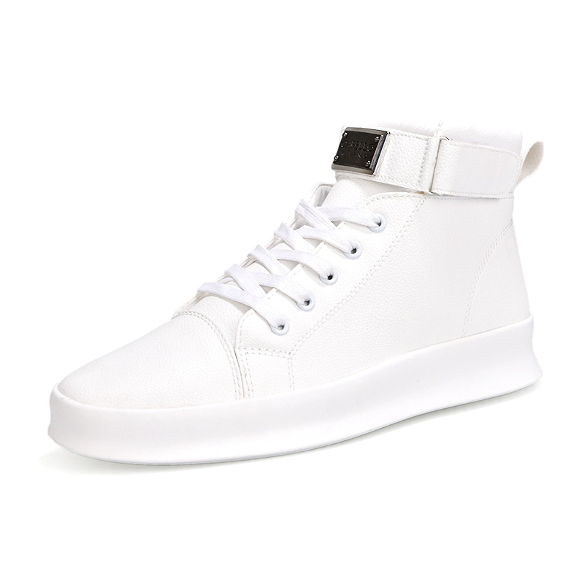 Men's casual high-top sneakers - enhanced image 2
