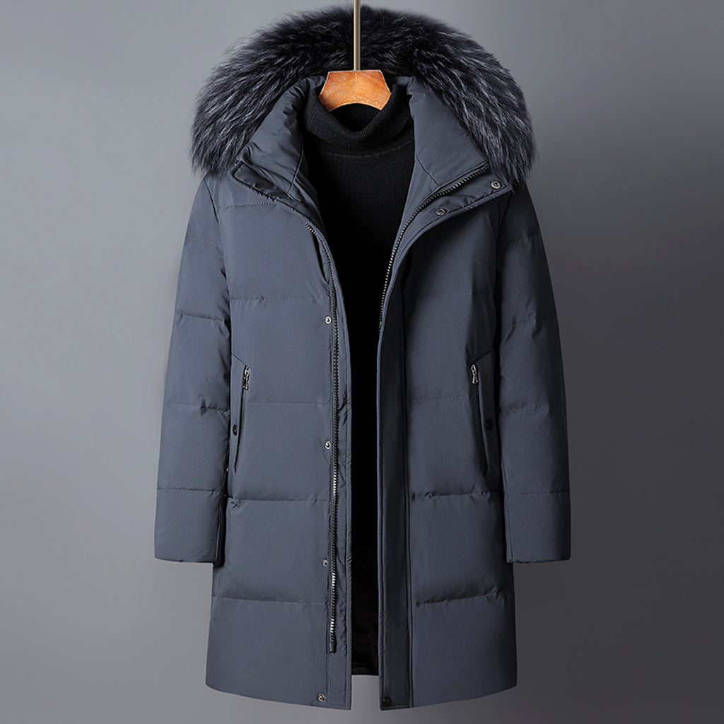Men's Fashion Loose Down Jacket Coat - enhanced image 2