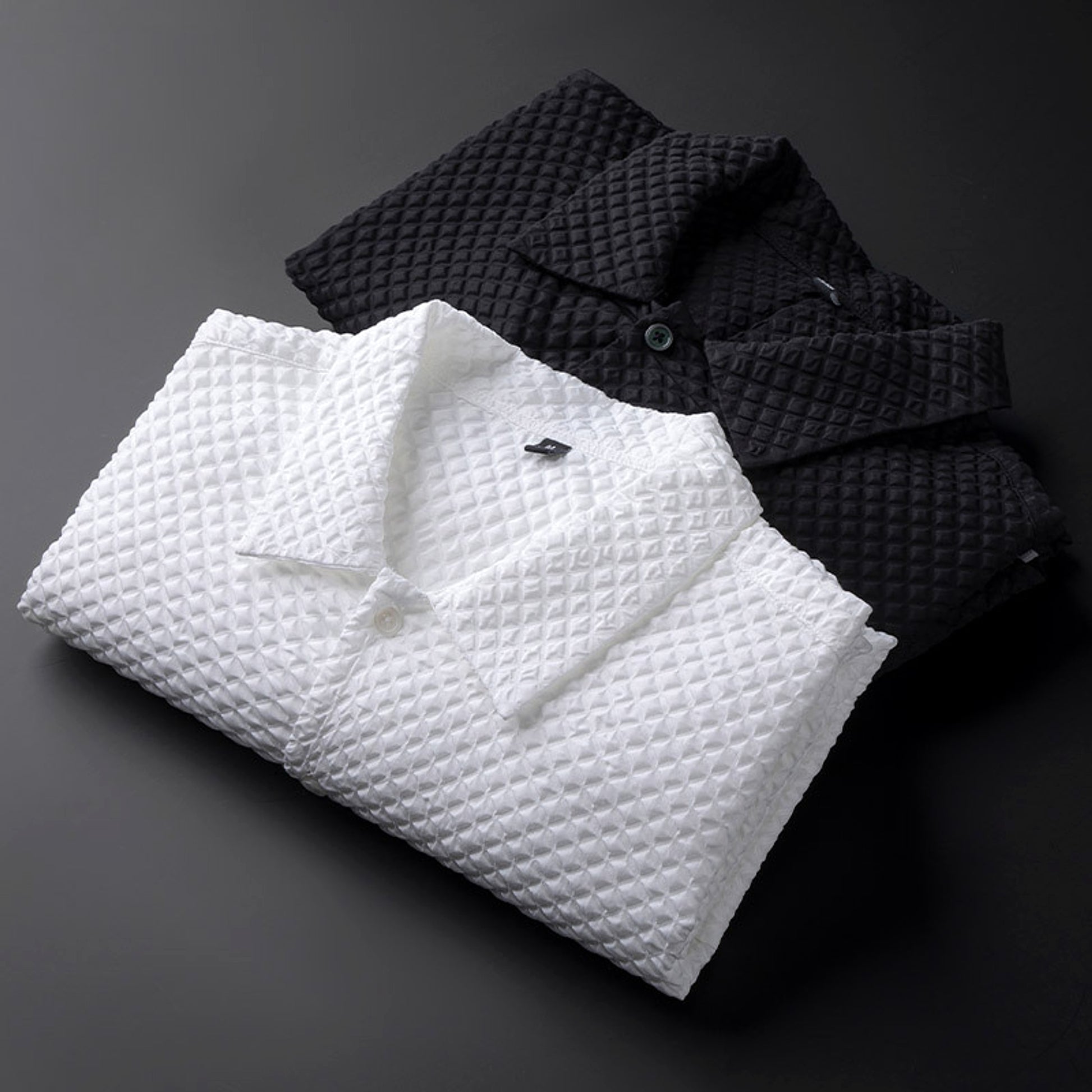Men's Long Sleeve White DressShirt - enhanced image 2
