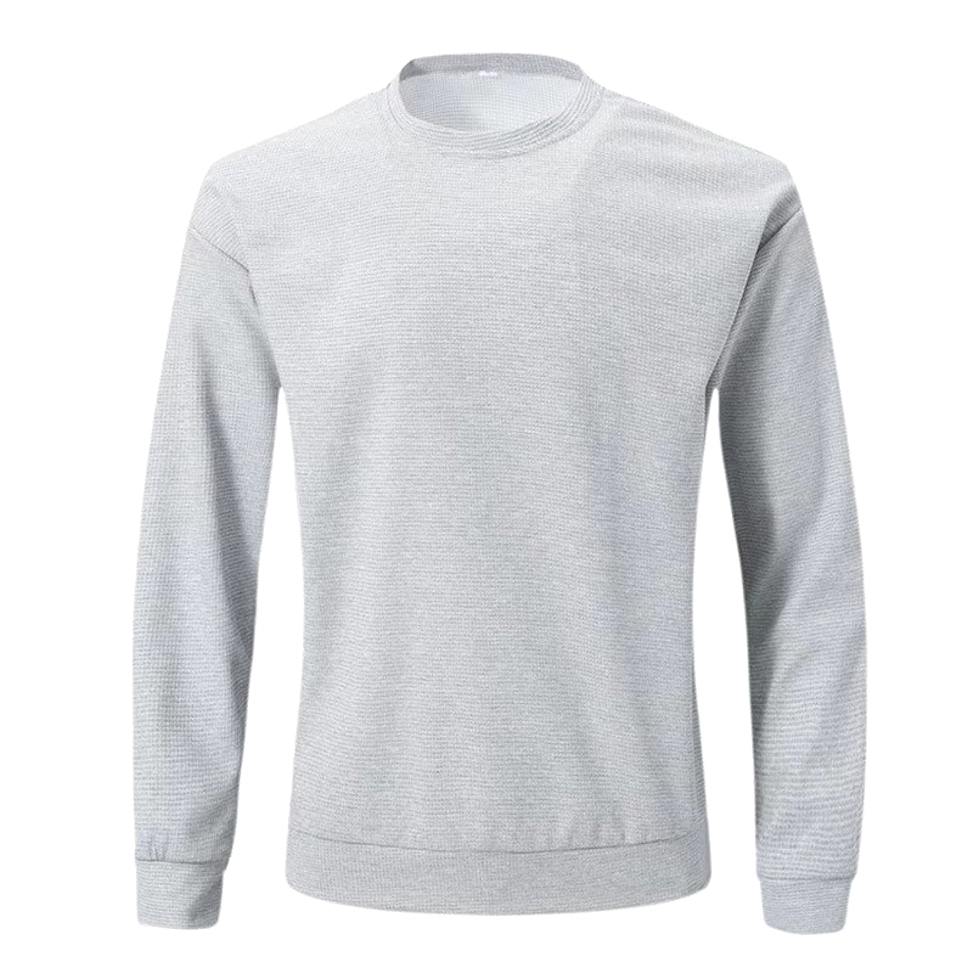 Men's New Youth Round Neck Long Sleeve Pullover Sweater - enhanced image 2