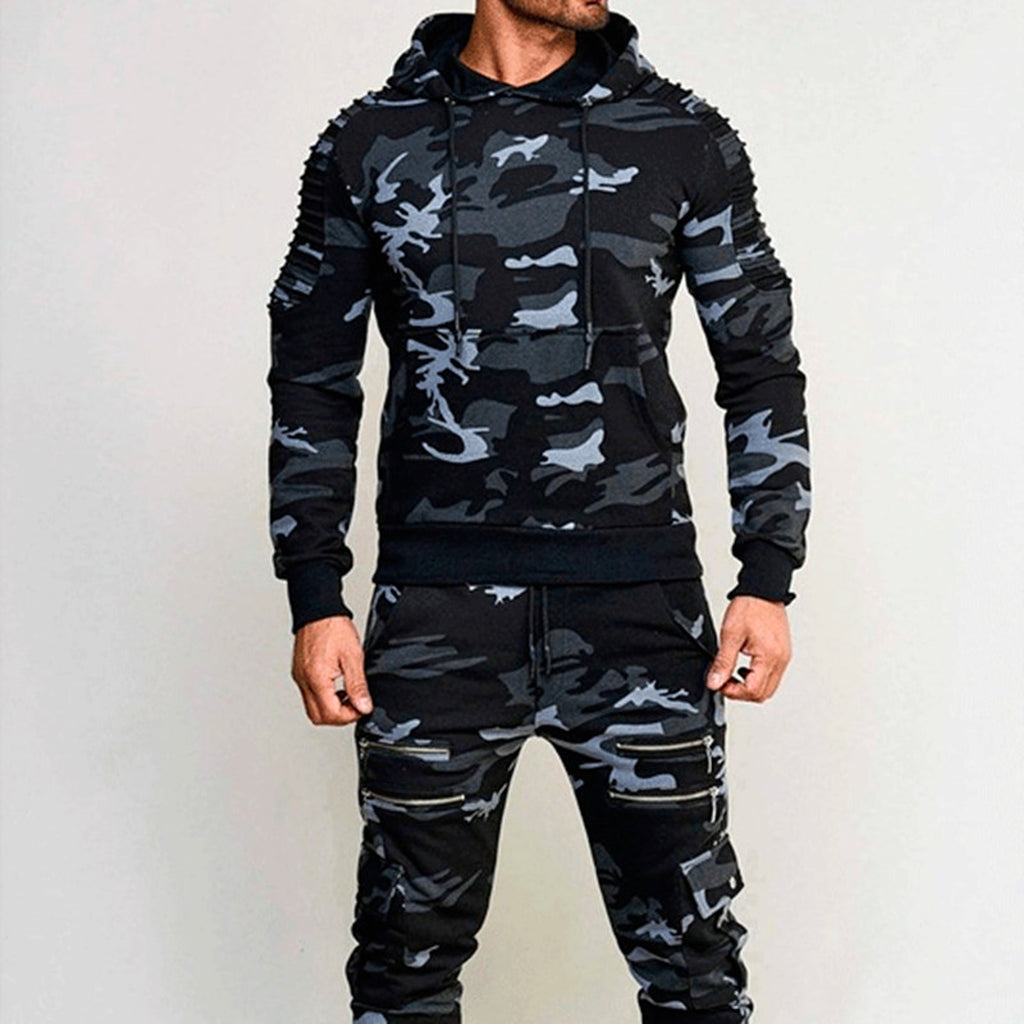 Men's Outdoor Exercise Camouflage Tracksuit - enhanced image 2