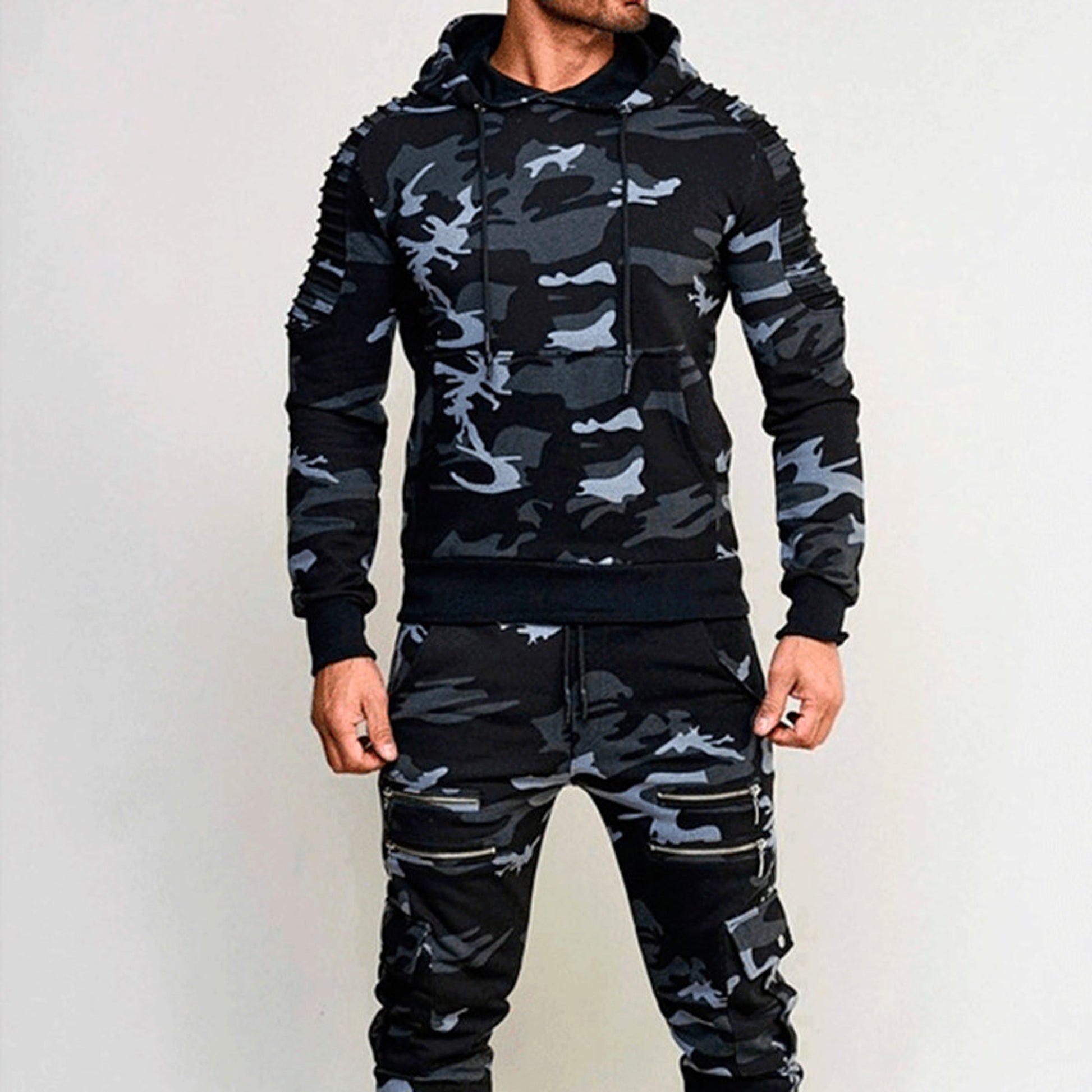 Men's Outdoor Exercise Camouflage Tracksuit - enhanced image 2