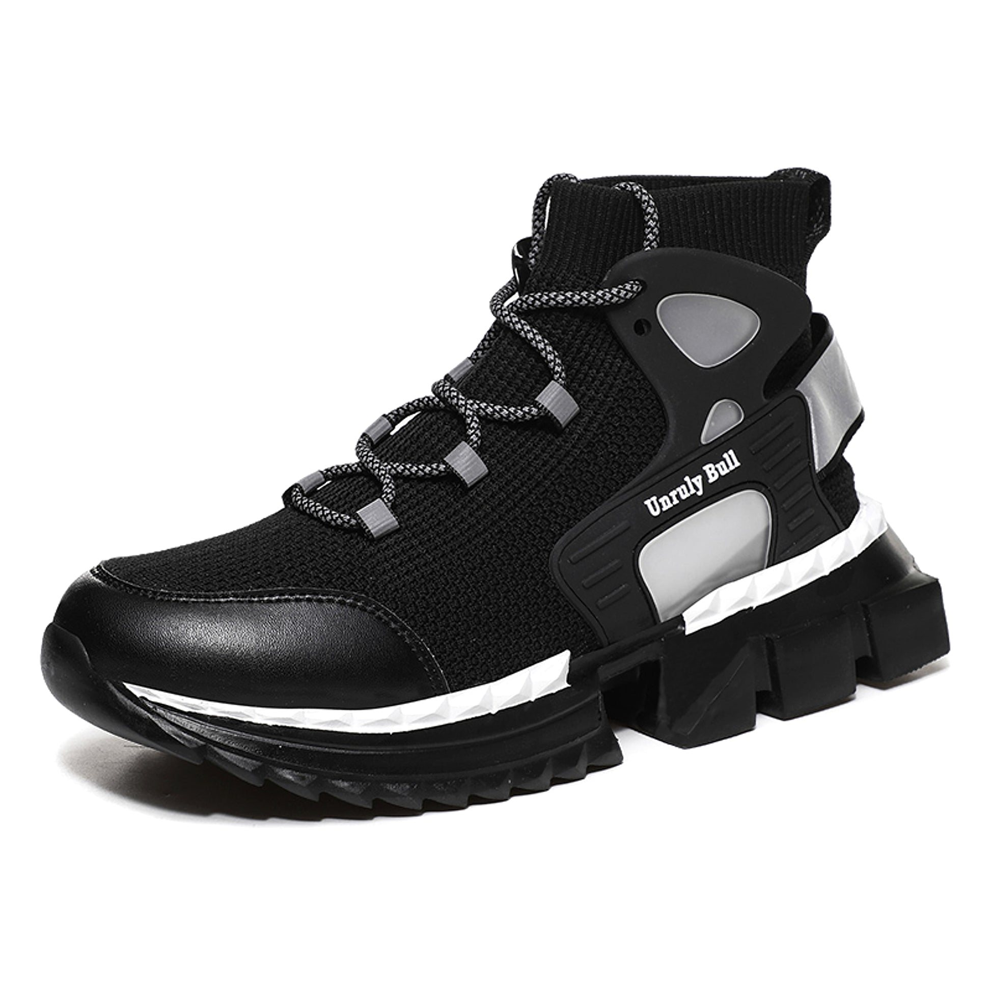 Men's Shoes, Large Size Flying Knitting Shoes, Breathable Shoes - enhanced image 2