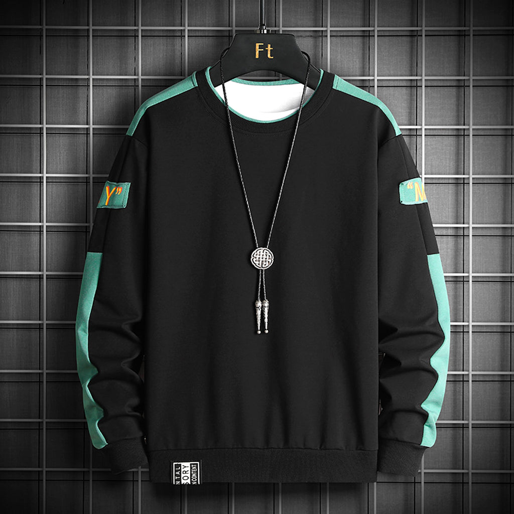 Men's Spring &amp; Autumn Casual Sports Round Neck Sweater - enhanced image 2