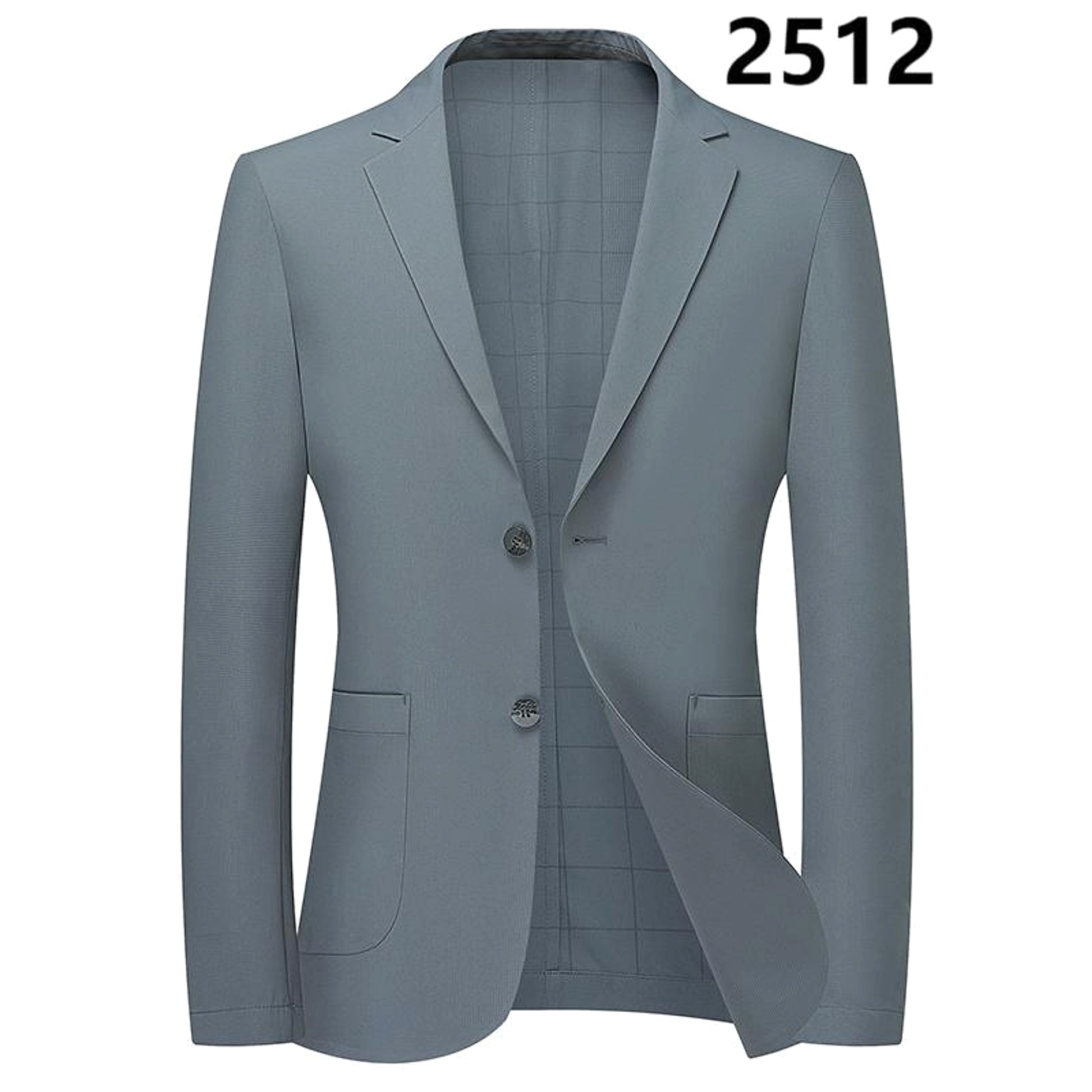 Men's Summer Thin Suit Men's Casual Fashion Business Light Ice Silk Suit - enhanced image 2