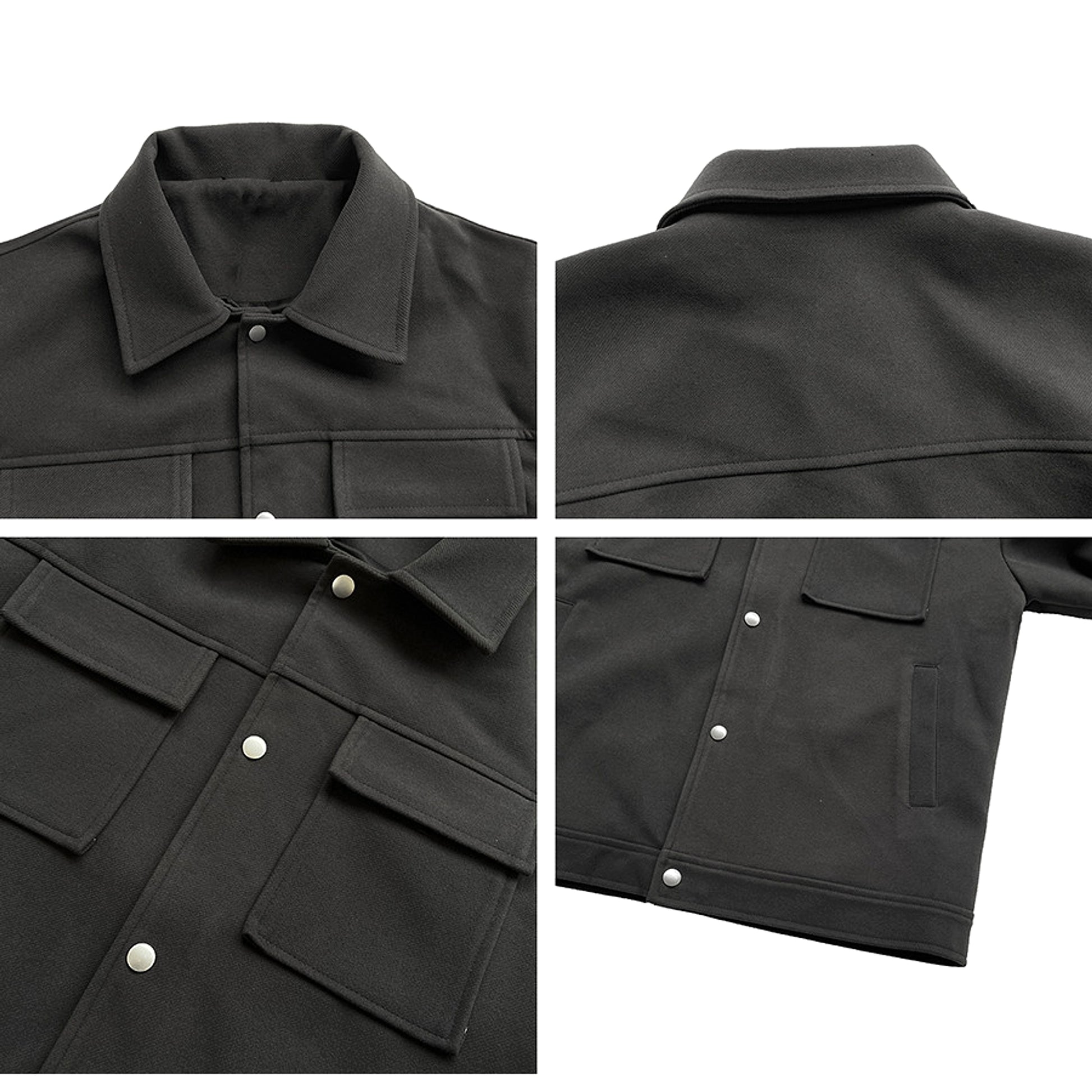 Men's Thick Loose Casual Short Jacket - enhanced image 2
