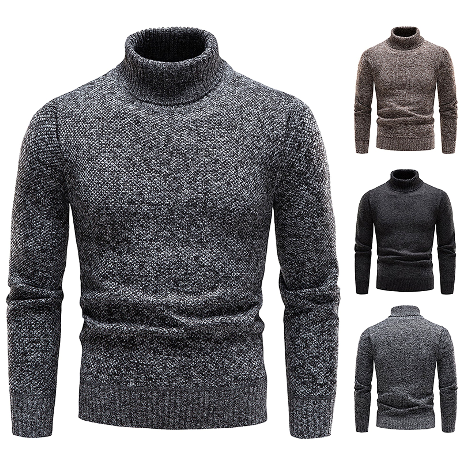 CoreLayer™ – Men’s Outer Turtleneck Knit Sweater - enhanced image 2