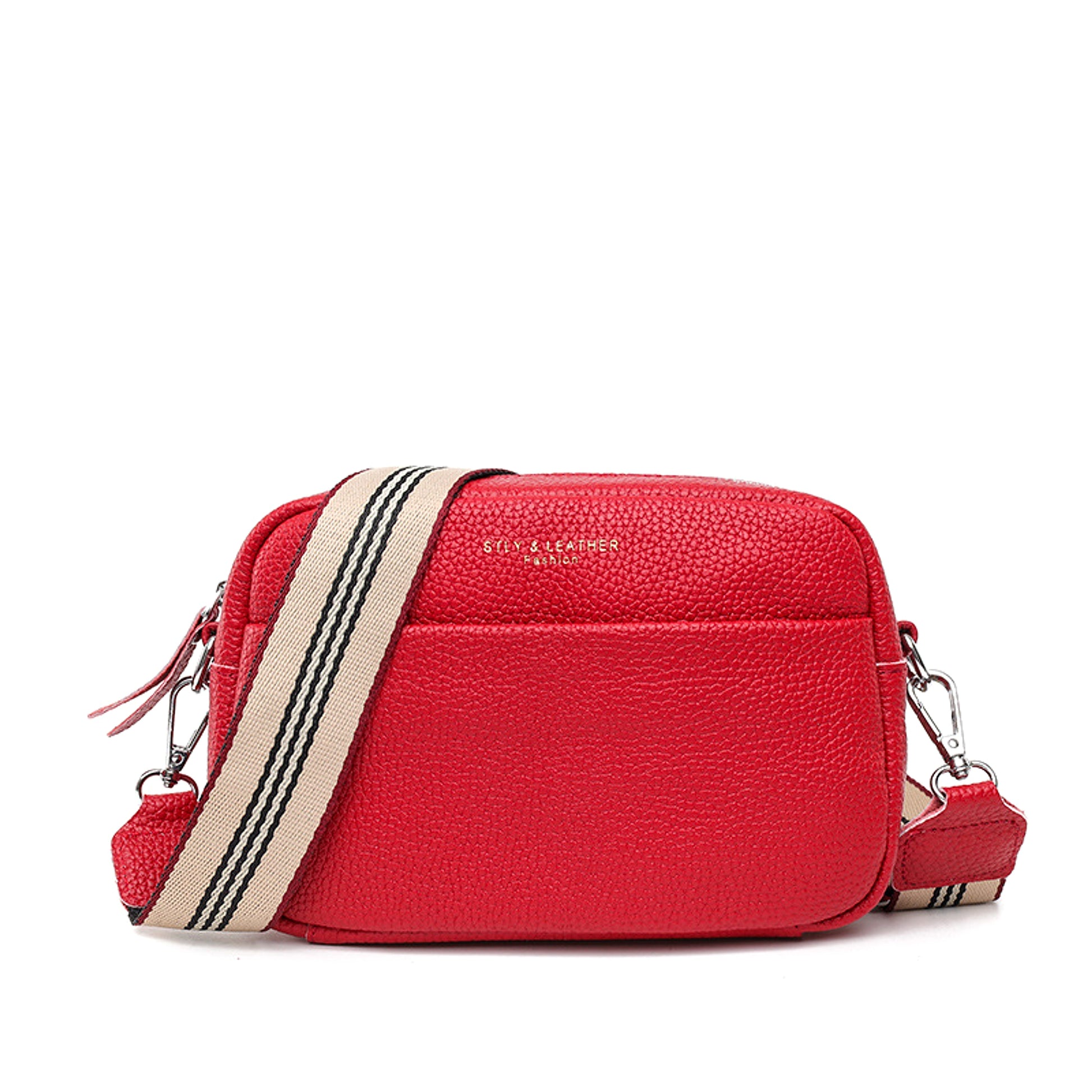 MetroVibe™ – Stripe Urban Crossbody Bag - enhanced image 2
