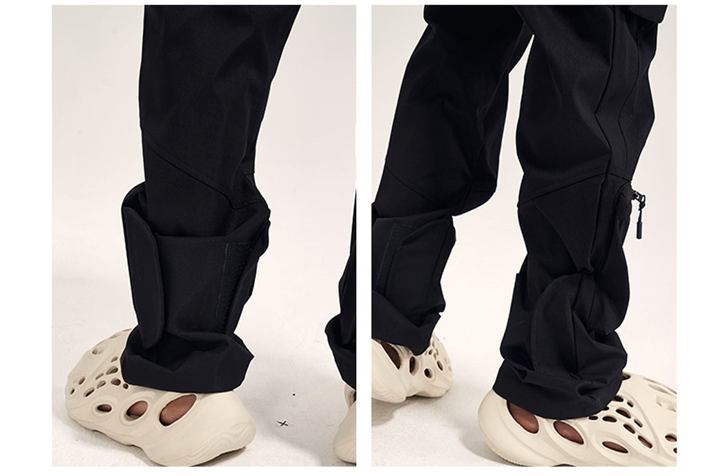 Multi-pocket Hook And Loop Chaopai Sports Casual Pants Men - enhanced image 2