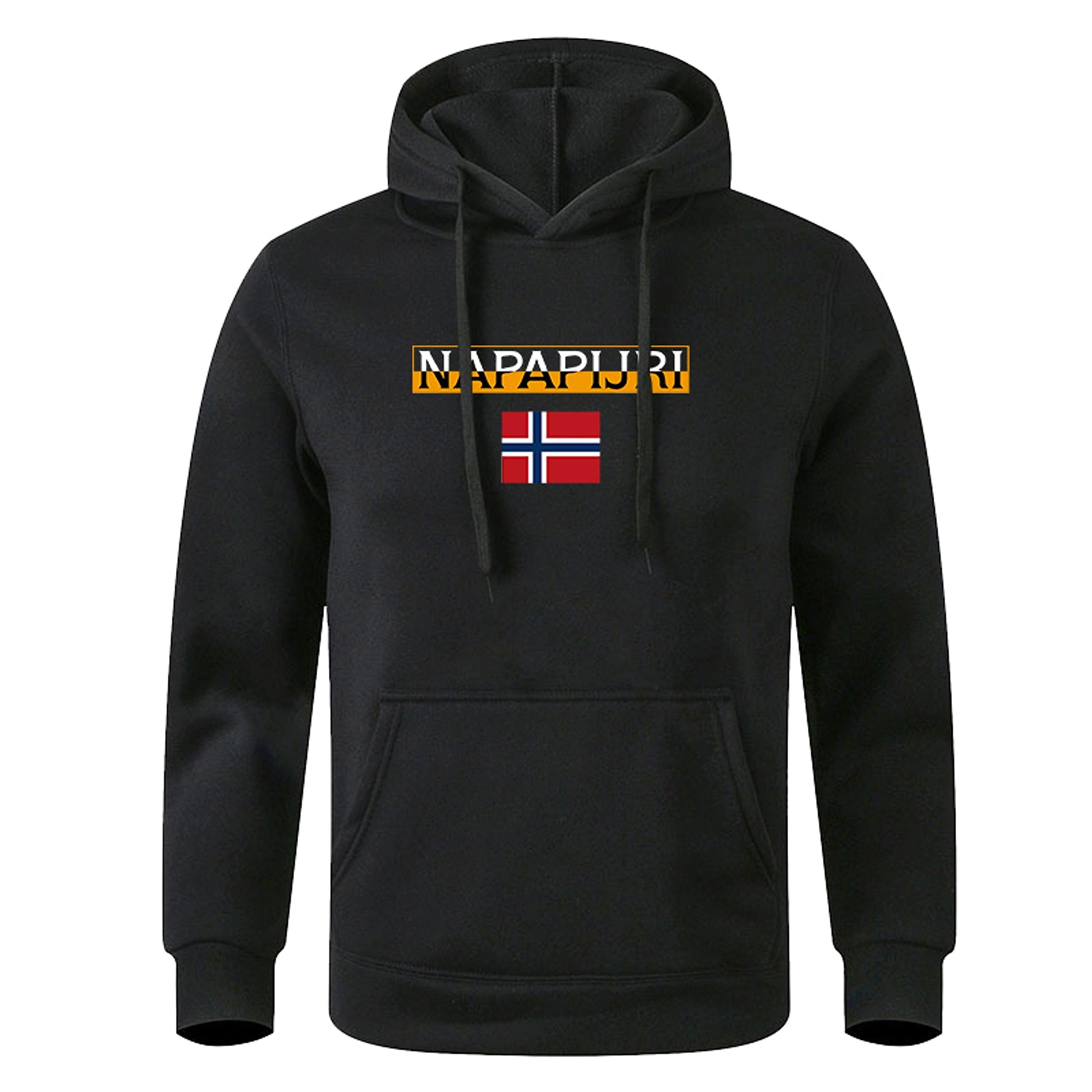 Napapijri Men's Pullover Hoodie Printed Sweater Casual - enhanced image 2