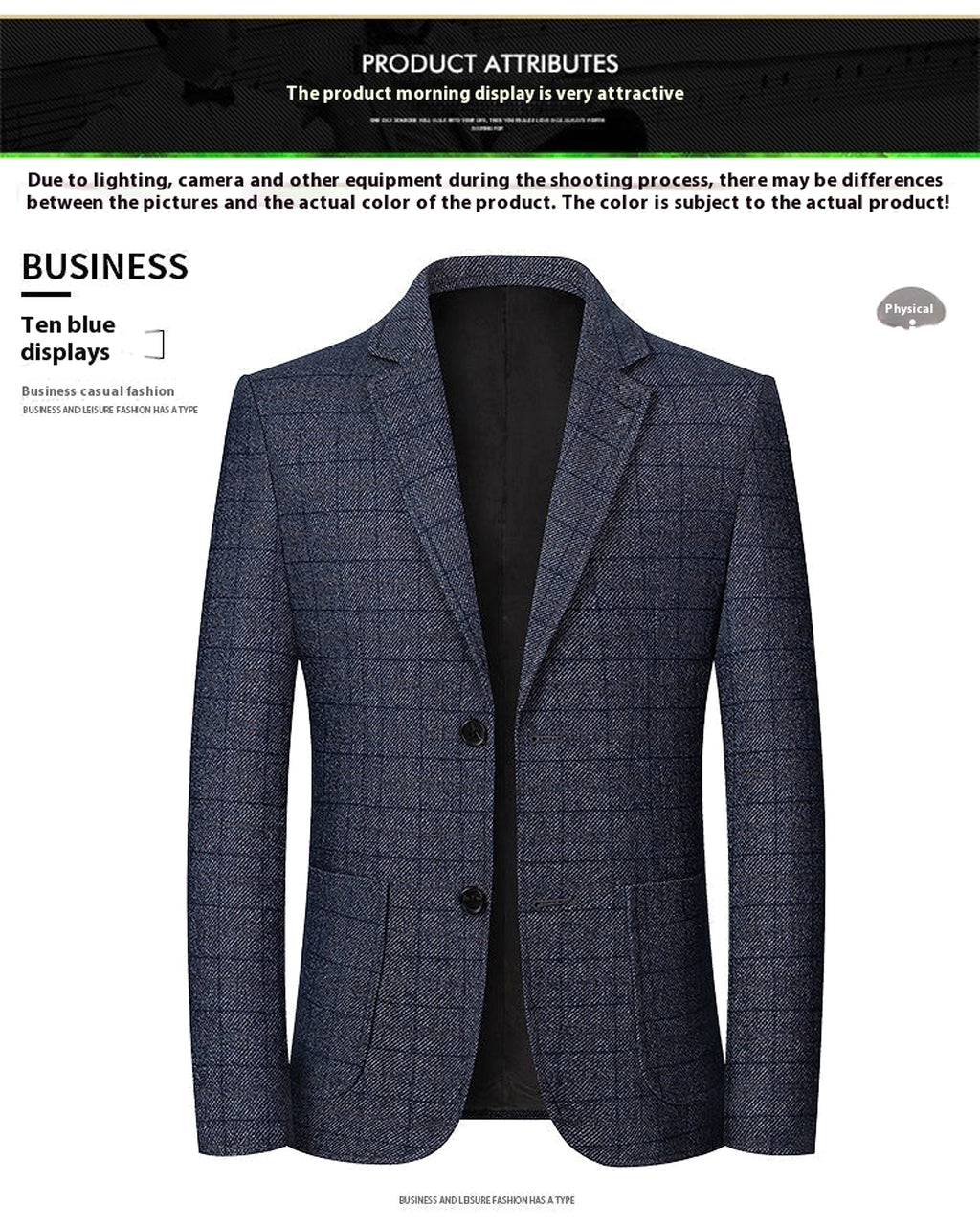ModernoForm™ – Mid-Age Suit Top for Men - enhanced image 2