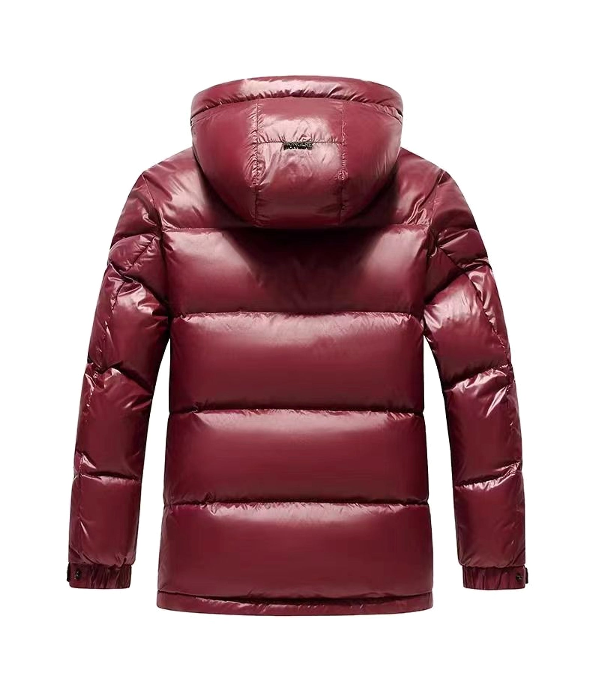 New Winter Down Jacket Men's Duck Down Cold-proof Black Gold Graphene Disposable Hooded Jacket - enhanced image 2
