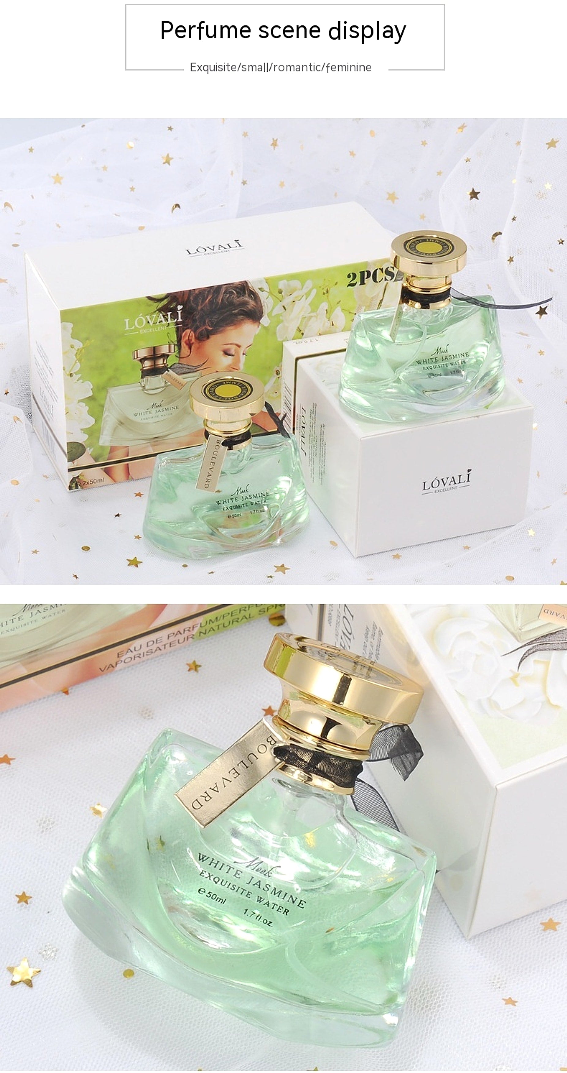 Night Jasmine Perfume Long-lasting Light Perfume 50mL Floral Fruit Tone - enhanced image 2