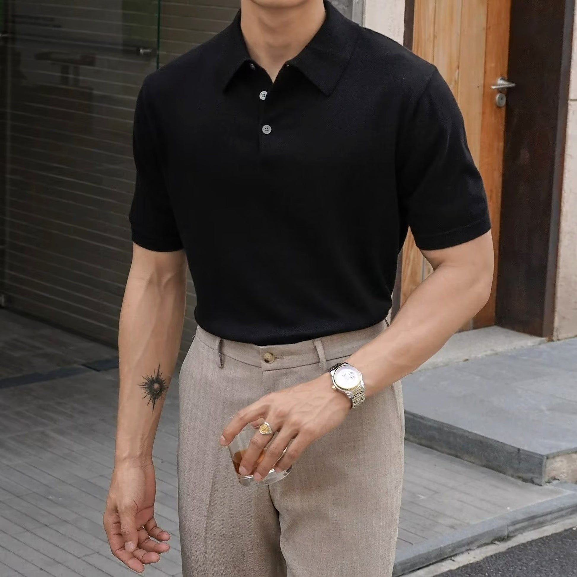 Modern Essential Men's Polo Shirt - enhanced image 2