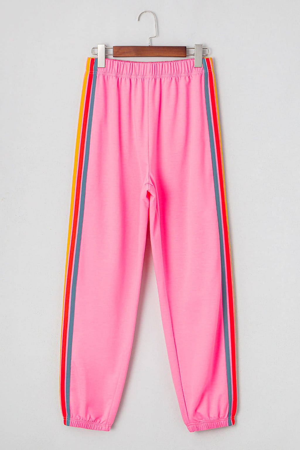 Pink Counting Rainbows High Waist Sweatpants - enhanced image 2