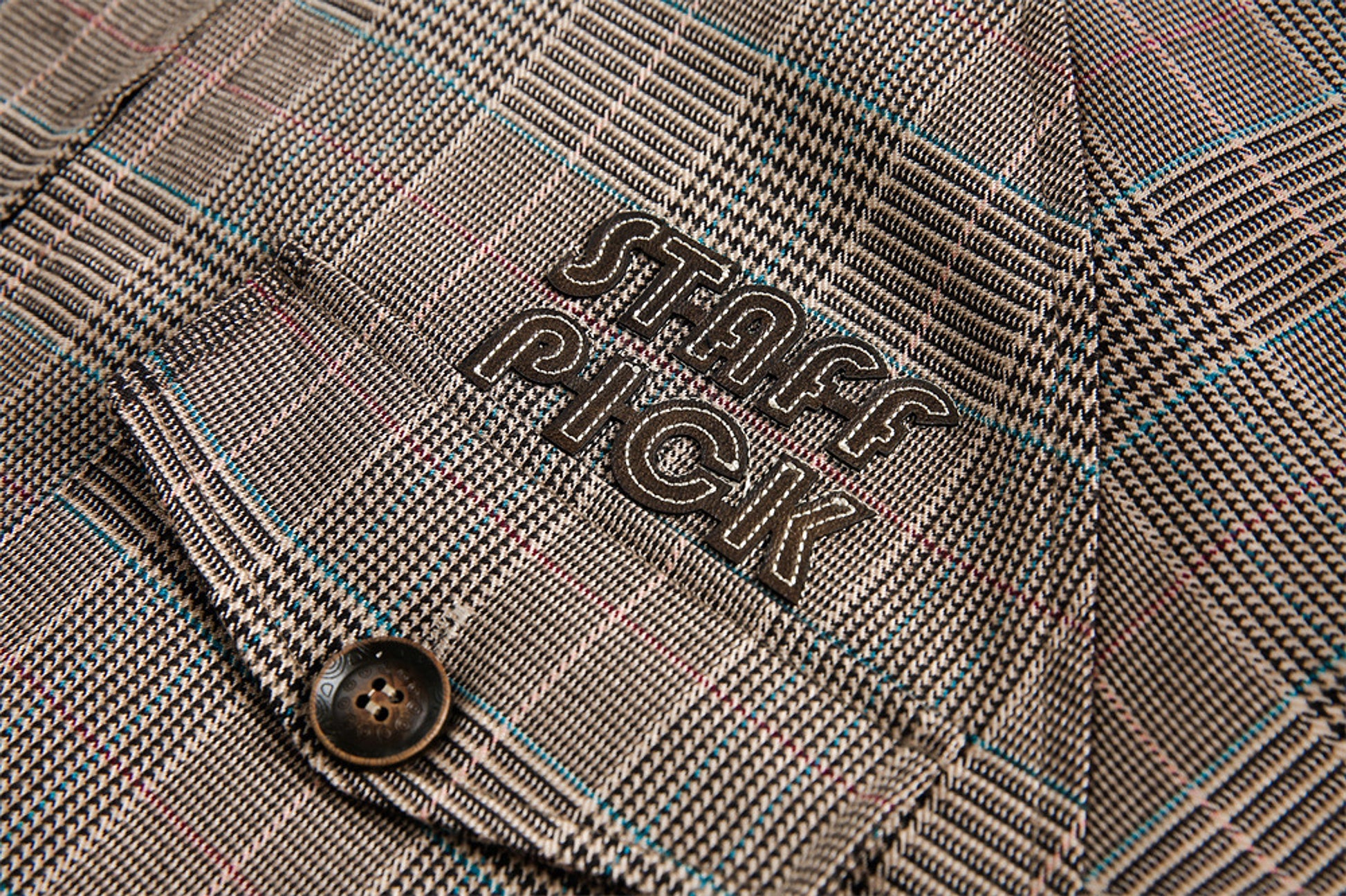 Plaid Loose-fitting Stand-up Collar Jacket Men And Women - enhanced image 2