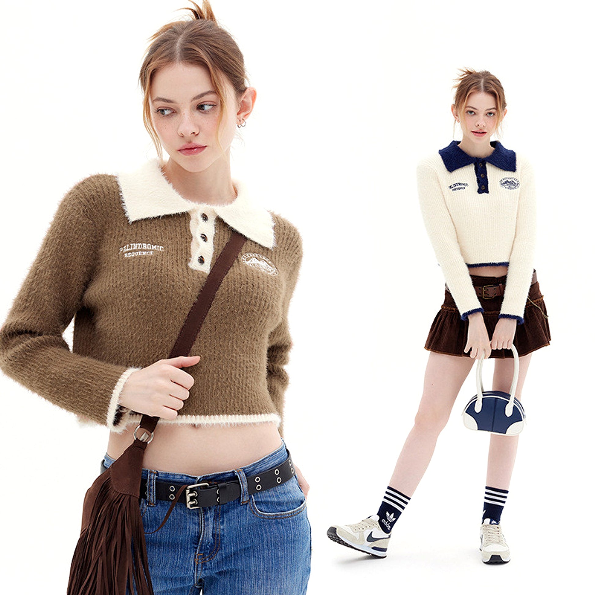 Pure Desire College Style Soft Waxy New Sweater Ins Simple Women - enhanced image 2