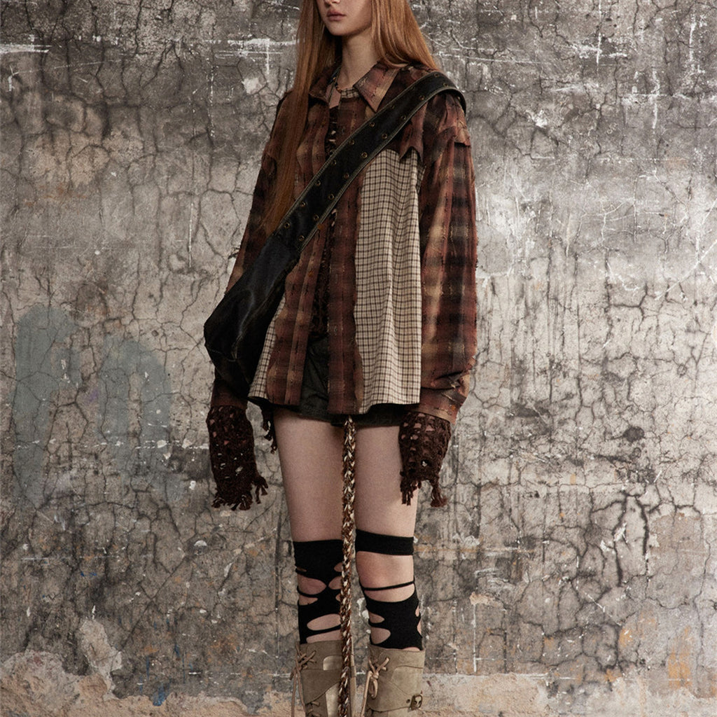 Sense Niche Loose Lapel Long Sleeves DressShirt Women - enhanced image 2