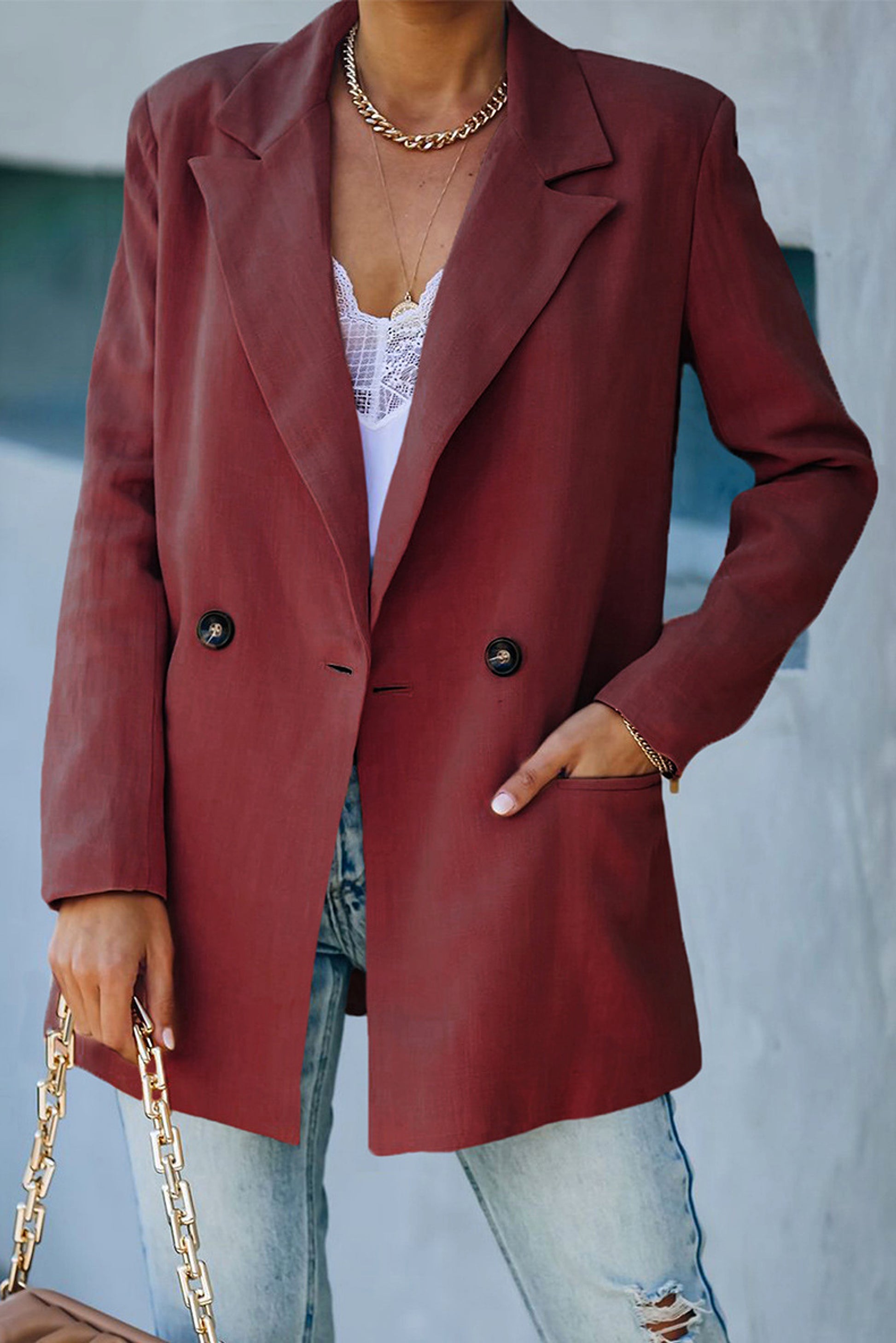 Long Sleeve Business Wear Jacket - enhanced image 2