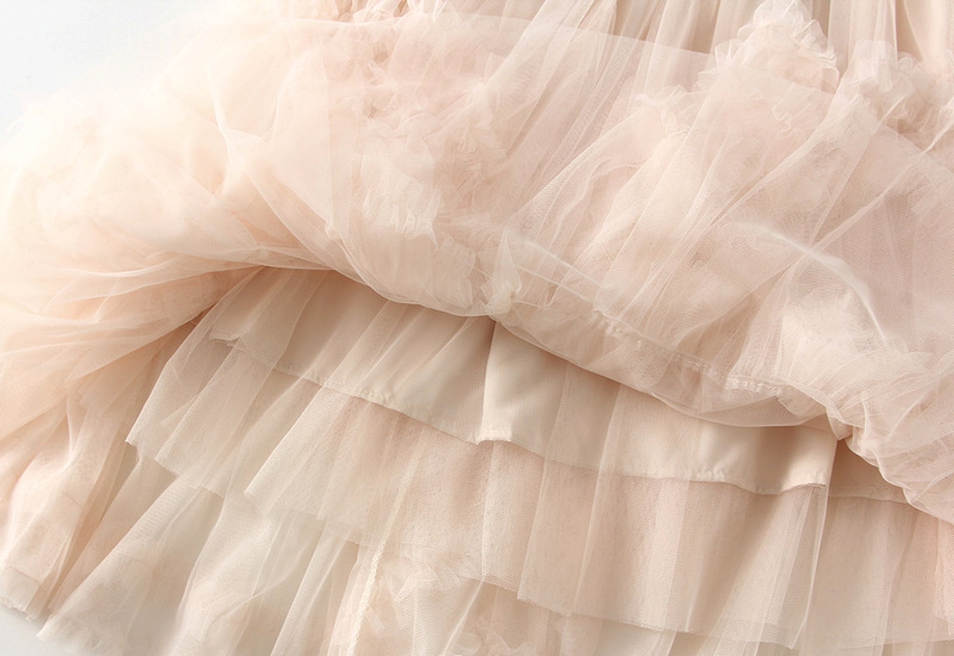Slimming Multi-layer High-grade Gauze Skirt High-grade Skirt - enhanced image 2