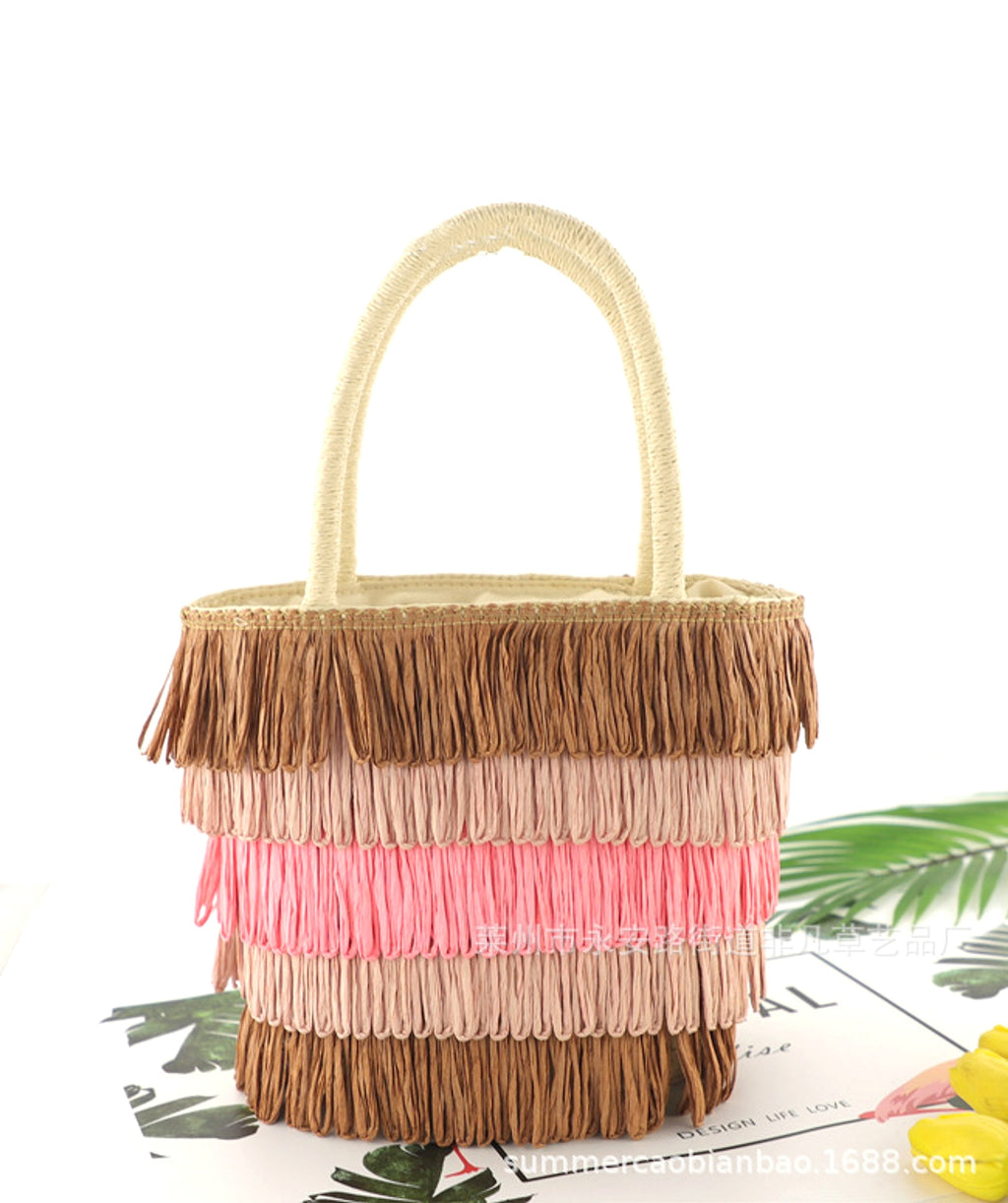 SolunaWeave™ – Fiesta Fringe Tote - enhanced image 2