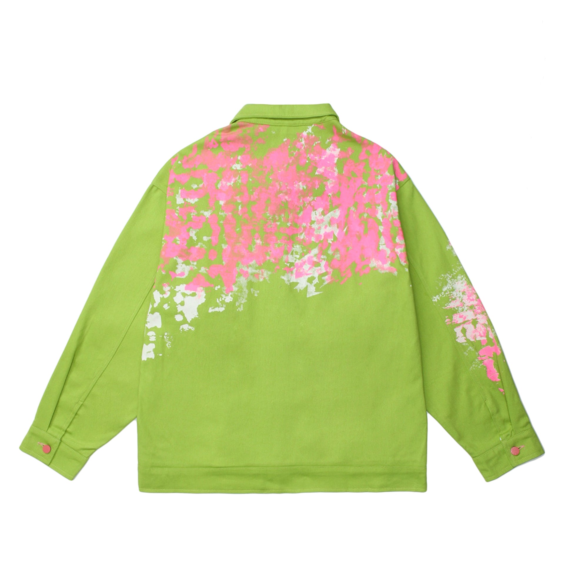Splash-Ink Workwear Jacket for Men and Women – Modern Streetwear Style - enhanced image 2