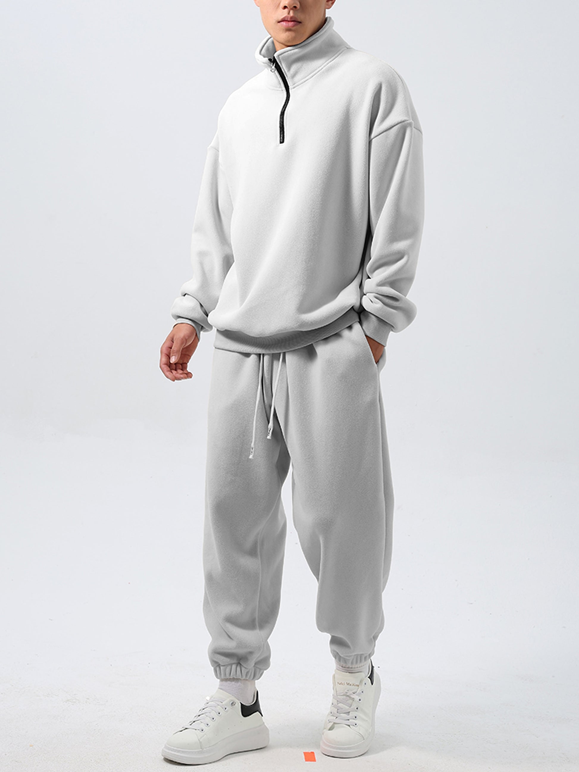 Men's Fleece Tracksuit – Wide Fit, Ultimate Comfort - enhanced image 2