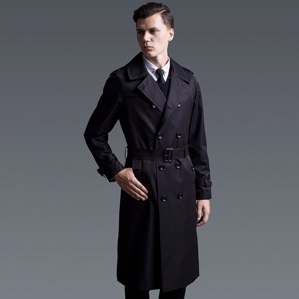 Spring And Autumn New European Station Loose Trench Coat - enhanced image 2