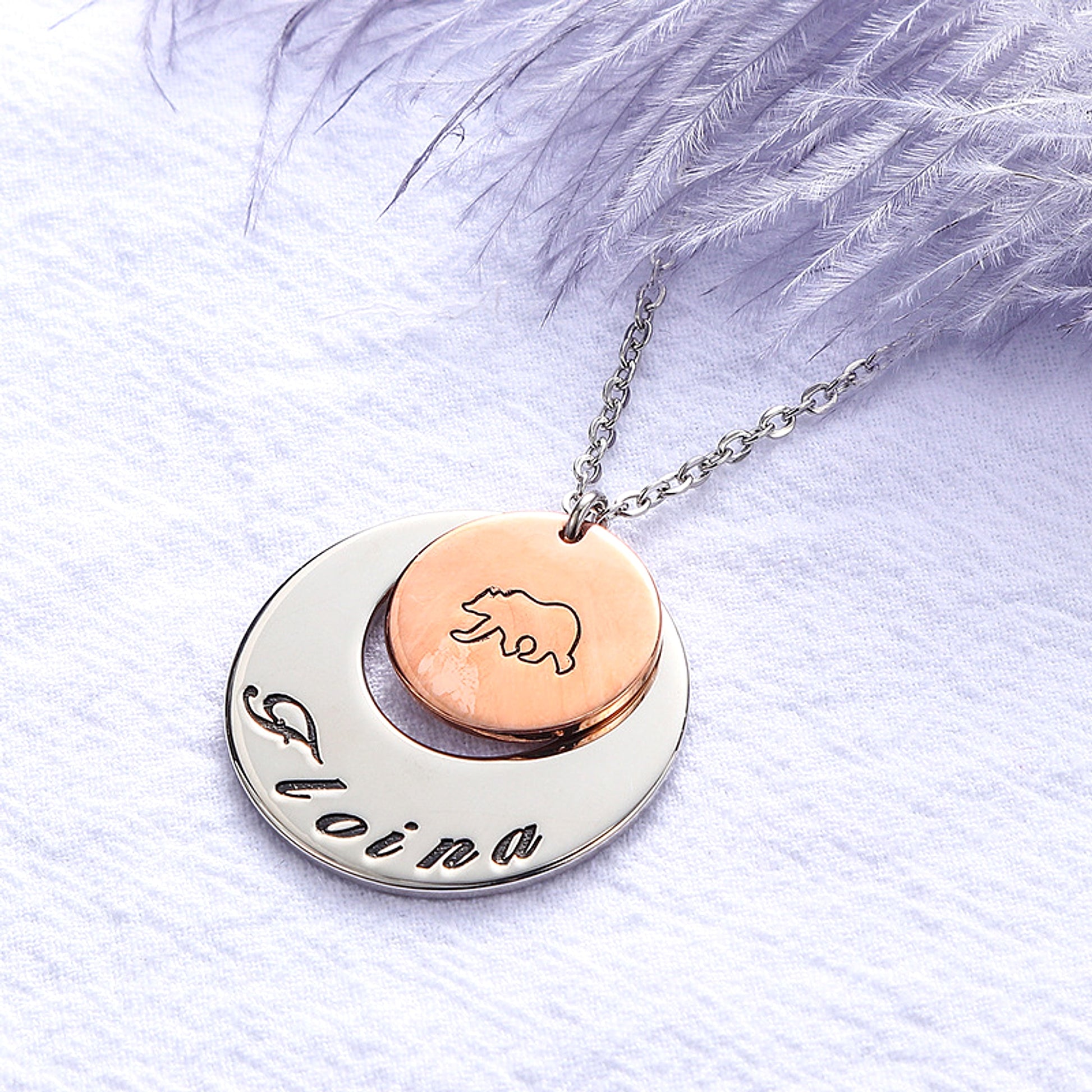Stainless Steel Necklace New Fashion Trendy Creative Style - enhanced image 2