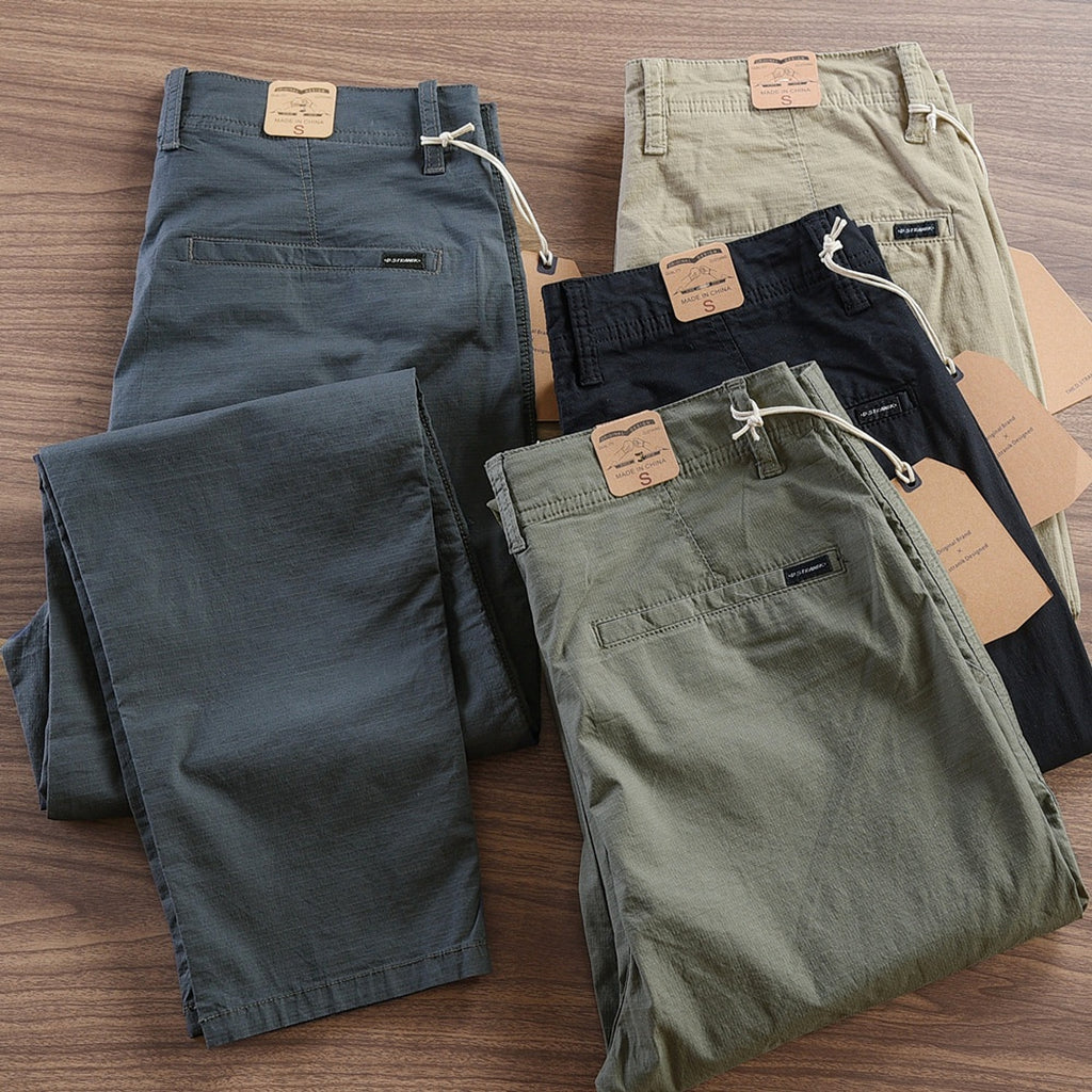 Summer Thin Breathable Men's Pencil Long Pants Jeans - enhanced image 2